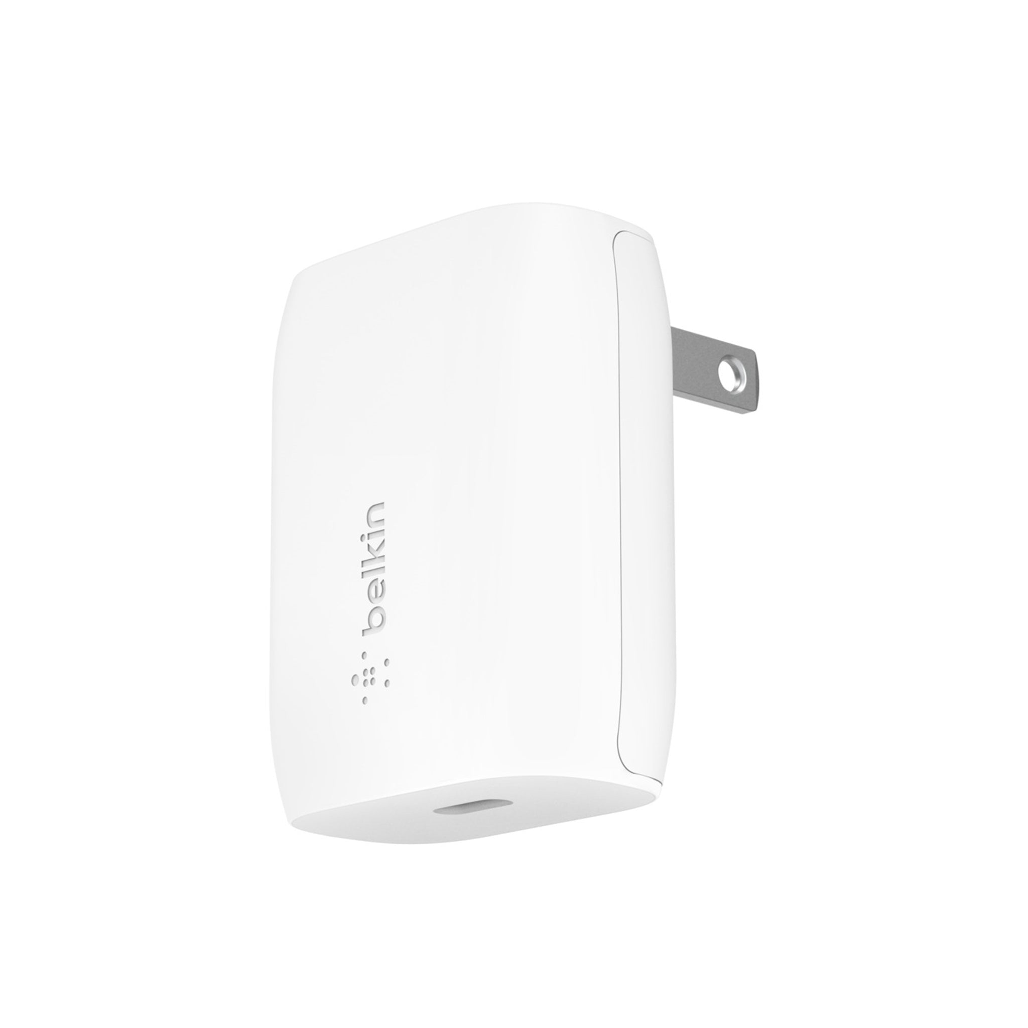Belkin - Boost Up Usb C Wall Charger 18w / 3.6a With Usb C To Apple Lightning Cable 4ft - White
