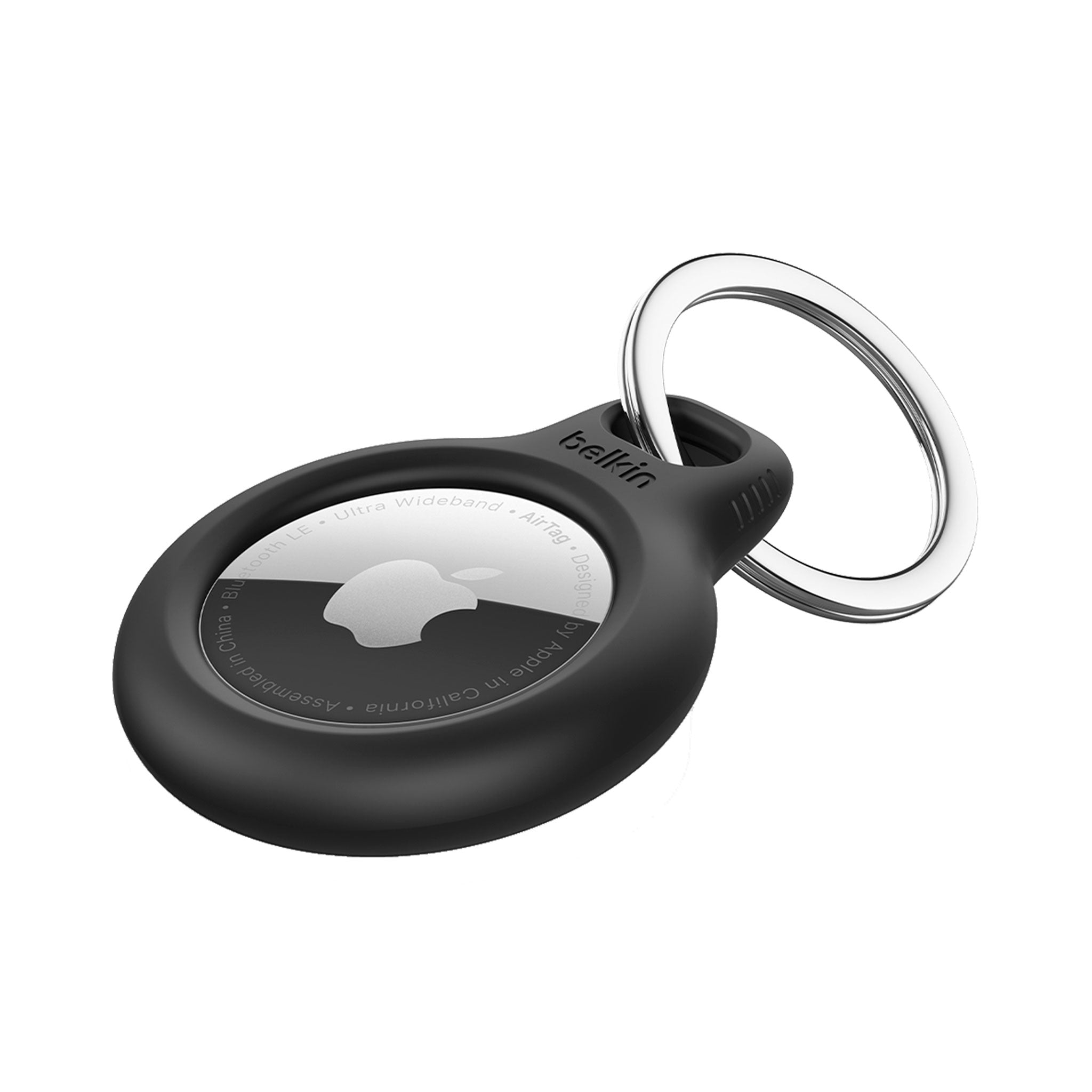 Belkin - Secure Holder With Key Ring For Apple Airtag - Black