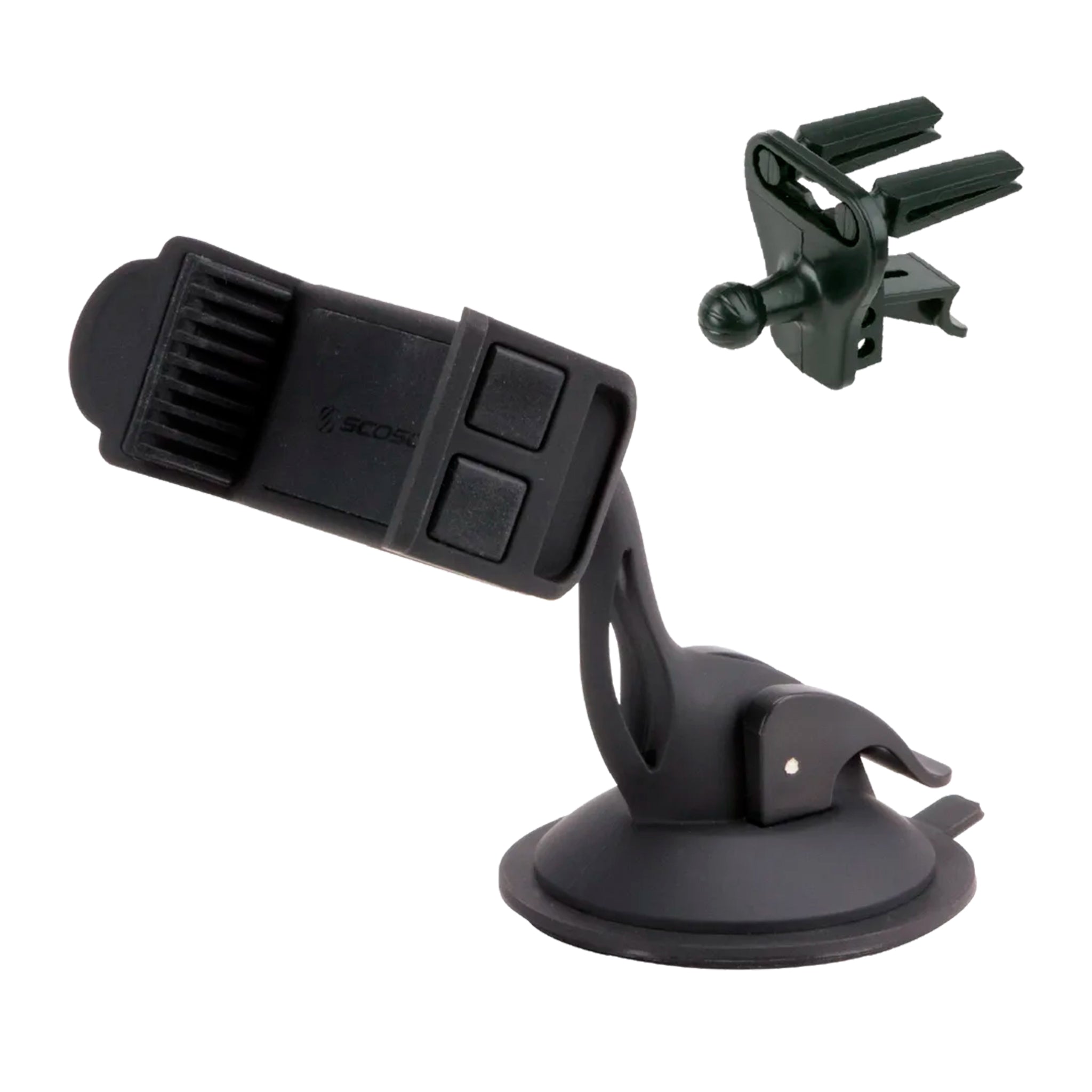 Scosche - 3 In 1 Universal Vent And Suction Cup Mount - Black