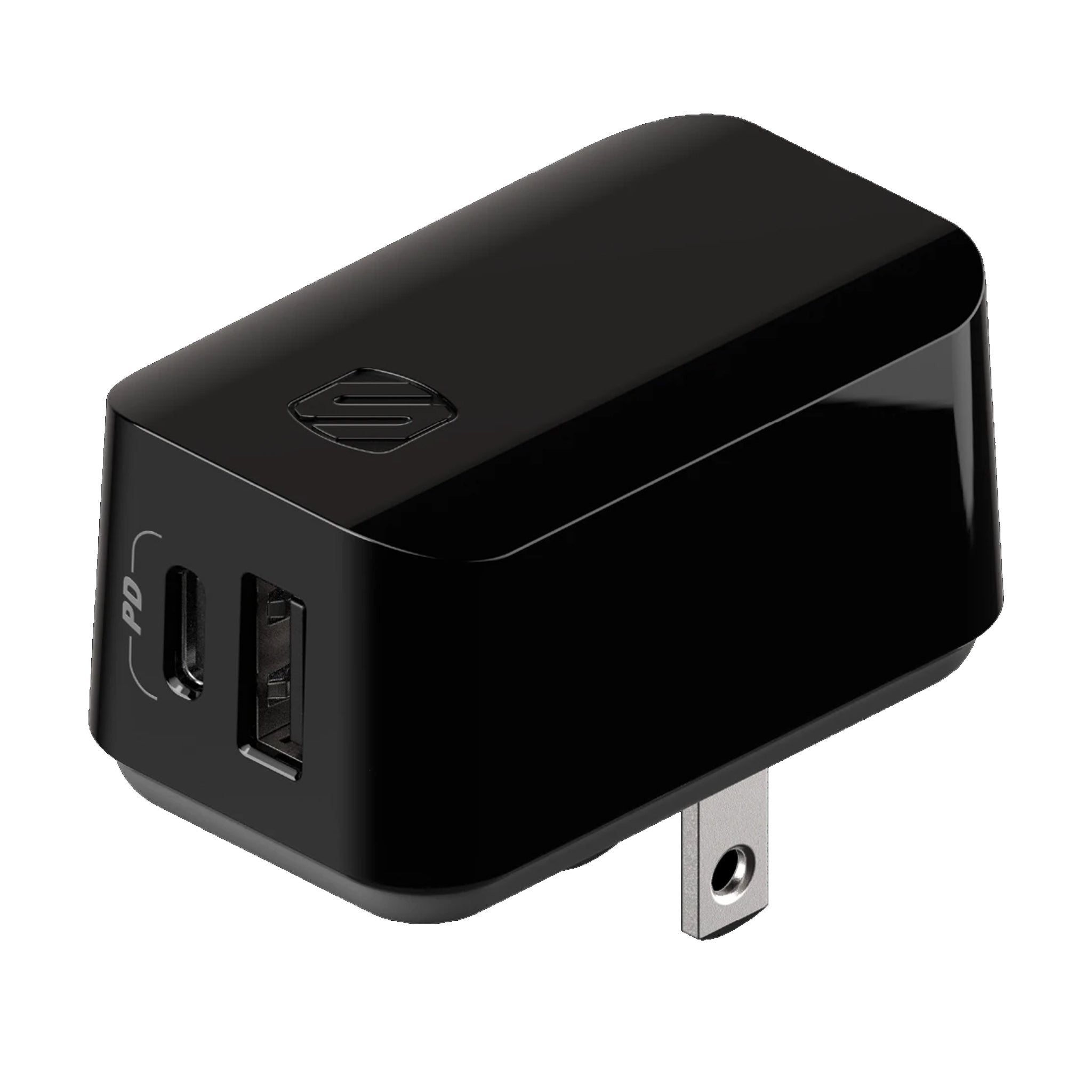 Scosche - Fast Charge Usb C To Usb A Home Charger 32w - Black