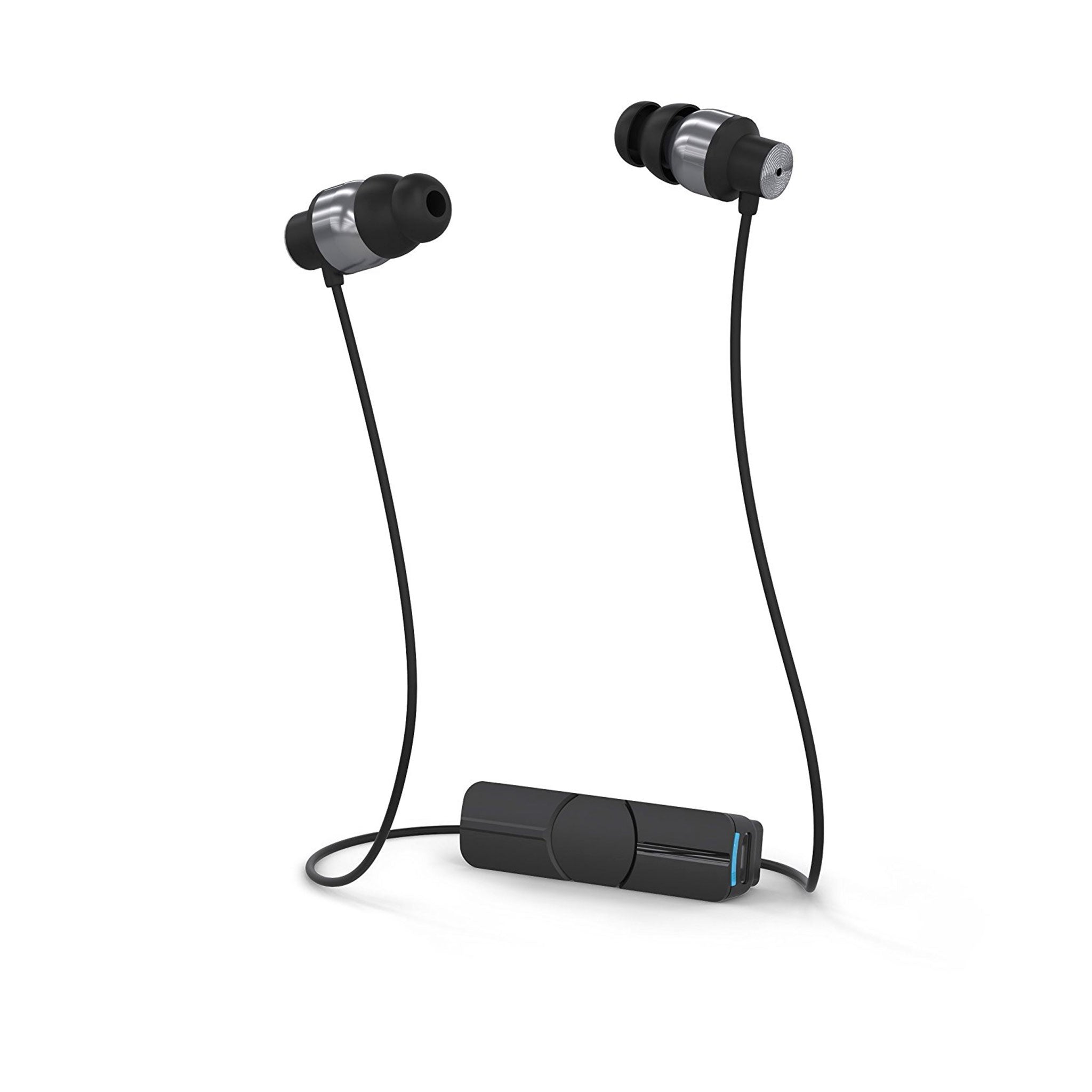 Ifrogz - Impulse Premium In Ear Bluetooth Headphones - Black And Silver