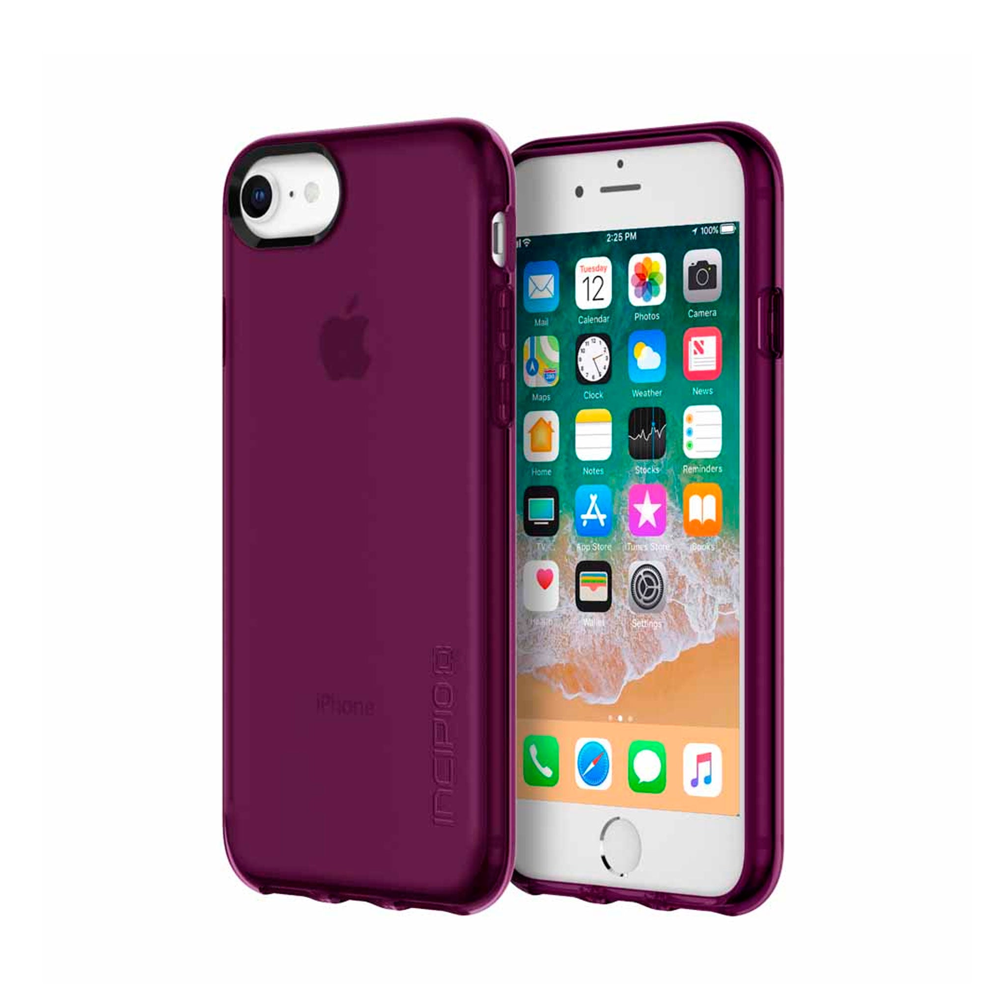 Apple - Incipio Ngp Pure Case for iPhone for 6 / iPhone 6s / iPhone 7 / iPhone 8 - Plum