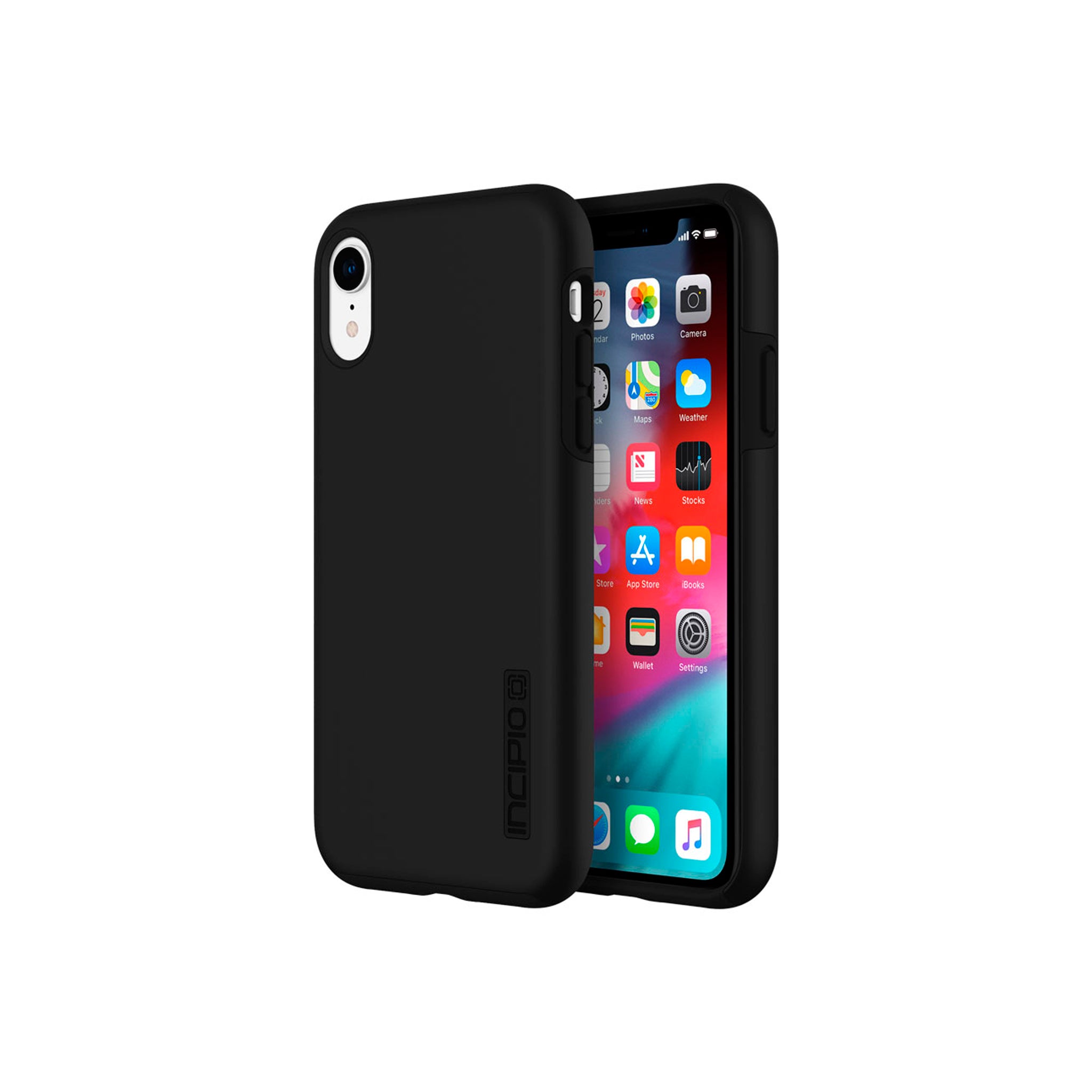 Incipio - DualPro Case For Apple iPhone Xr - Black