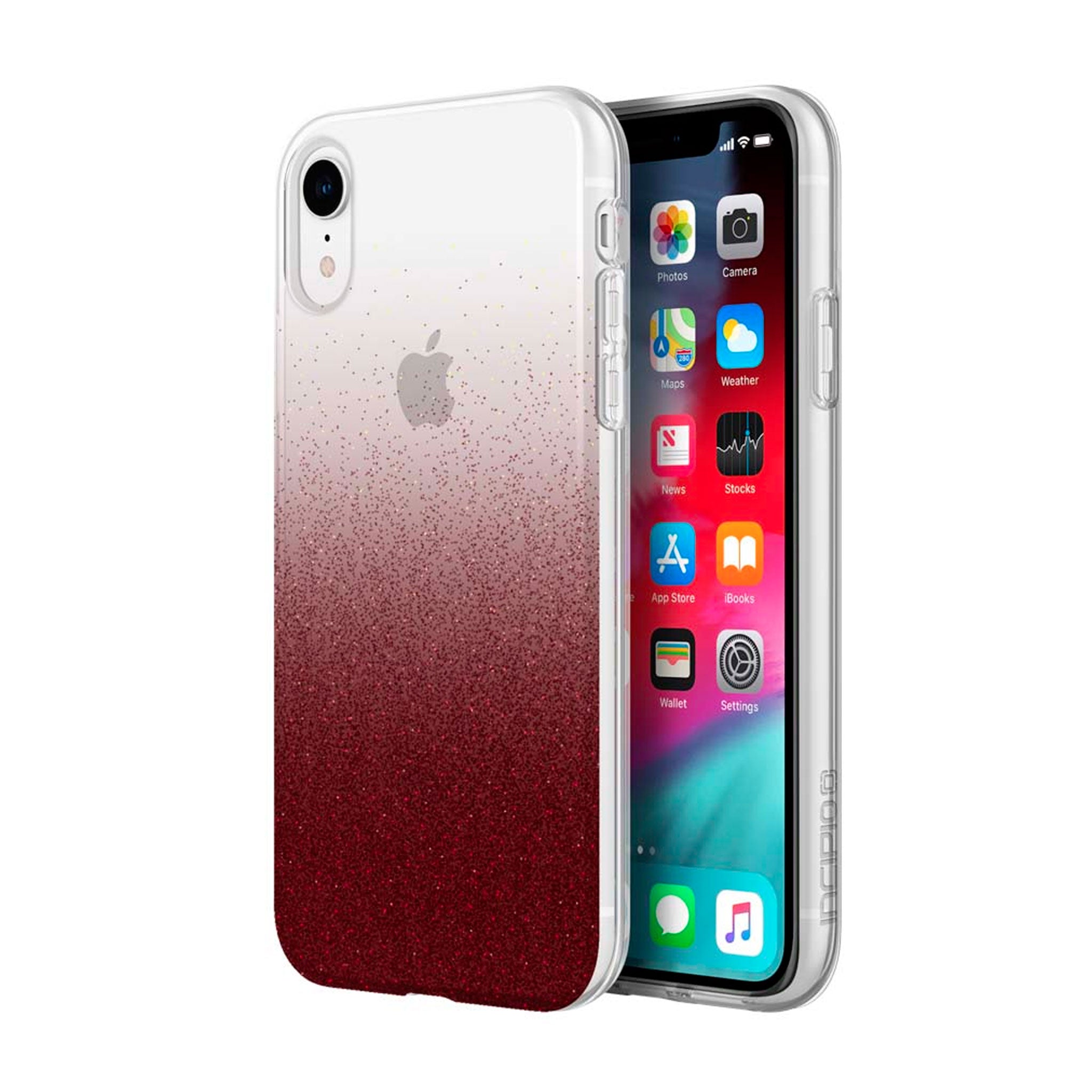 Incipio - Design Classic Case For Apple iPhone Xr - Cranberry Sparkler