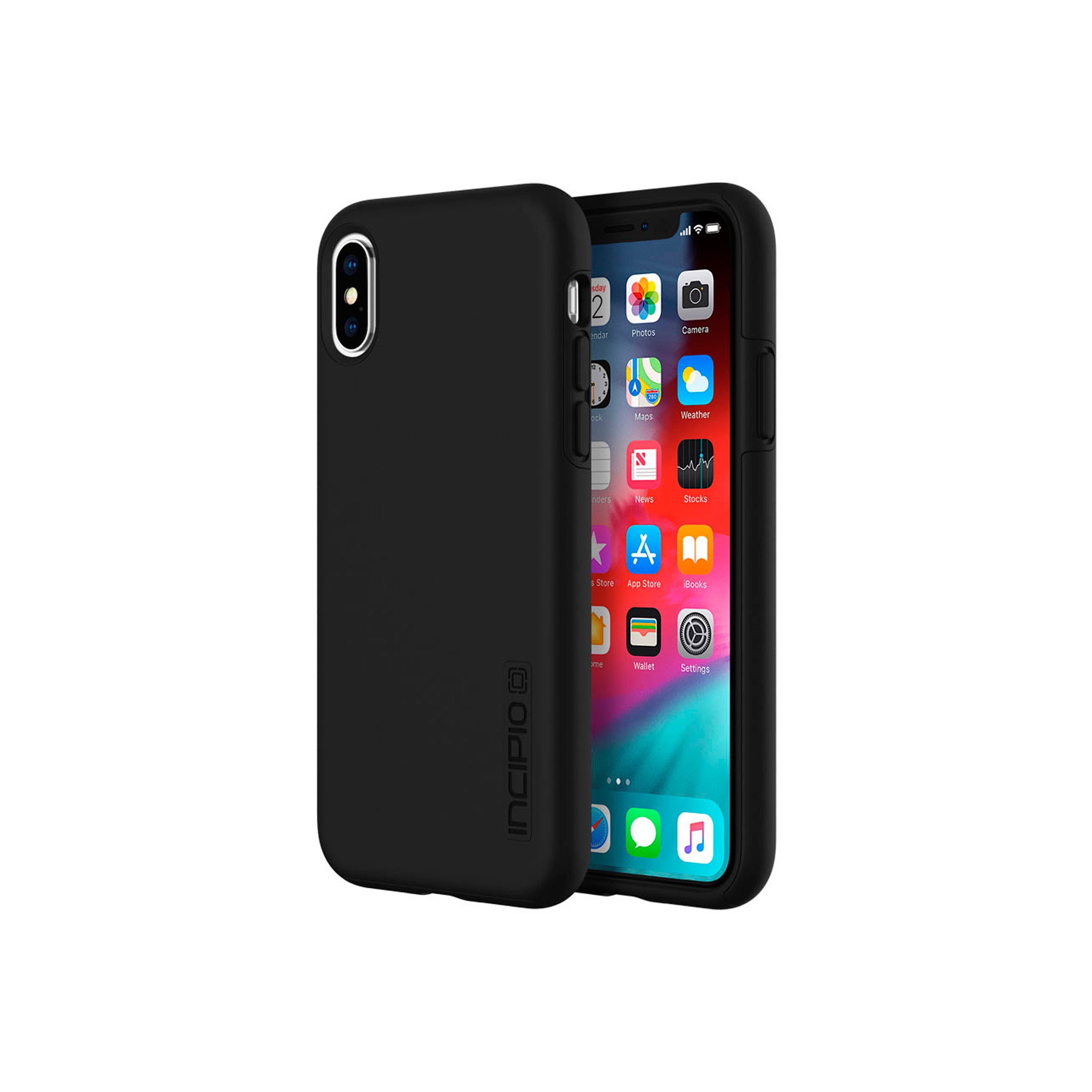 Incipio - DualPro Case For Apple iPhone Xs Max - Black