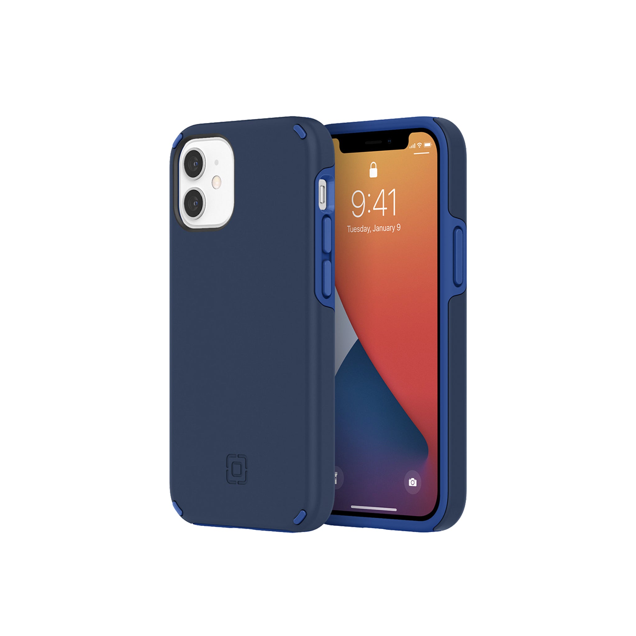 Incipio - Duo Case For Apple Iphone 12 Mini - Classic Blue