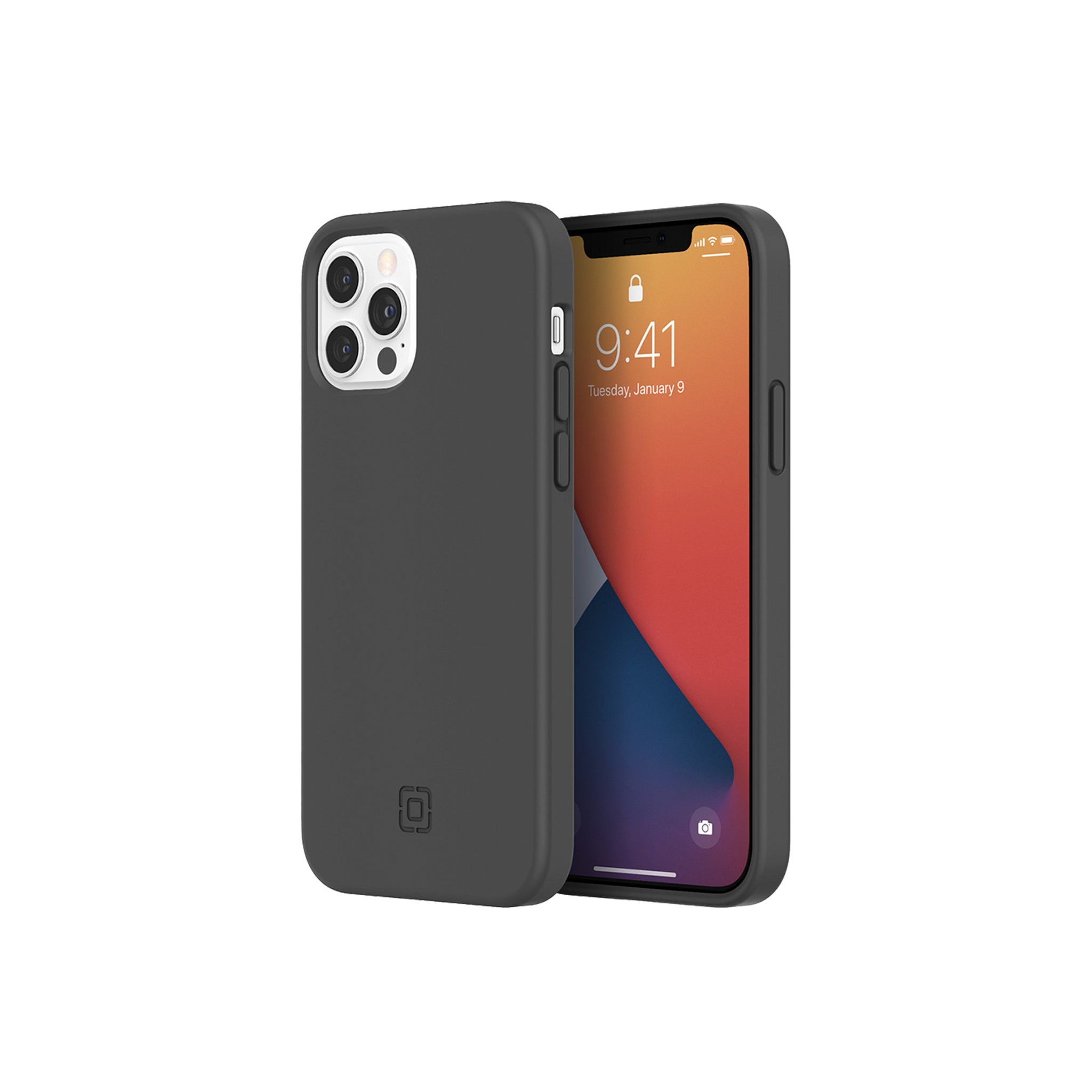 Incipio - Organicore 2.0 Case For Apple Iphone 12 / 12 Pro - Charcoal