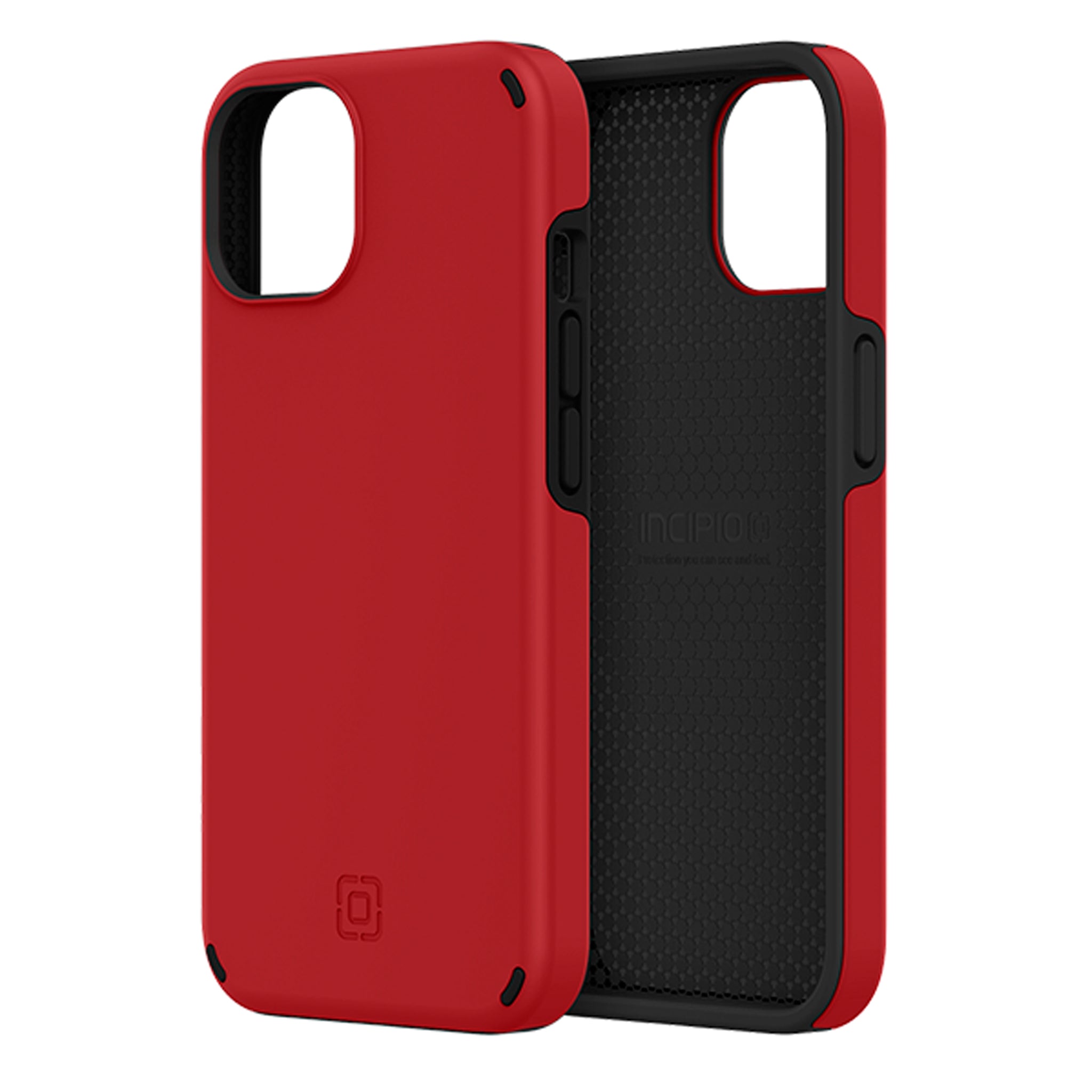 Incipio - Duo Case For Apple Iphone 14 / Iphone 13 - Scarlet Red And Black