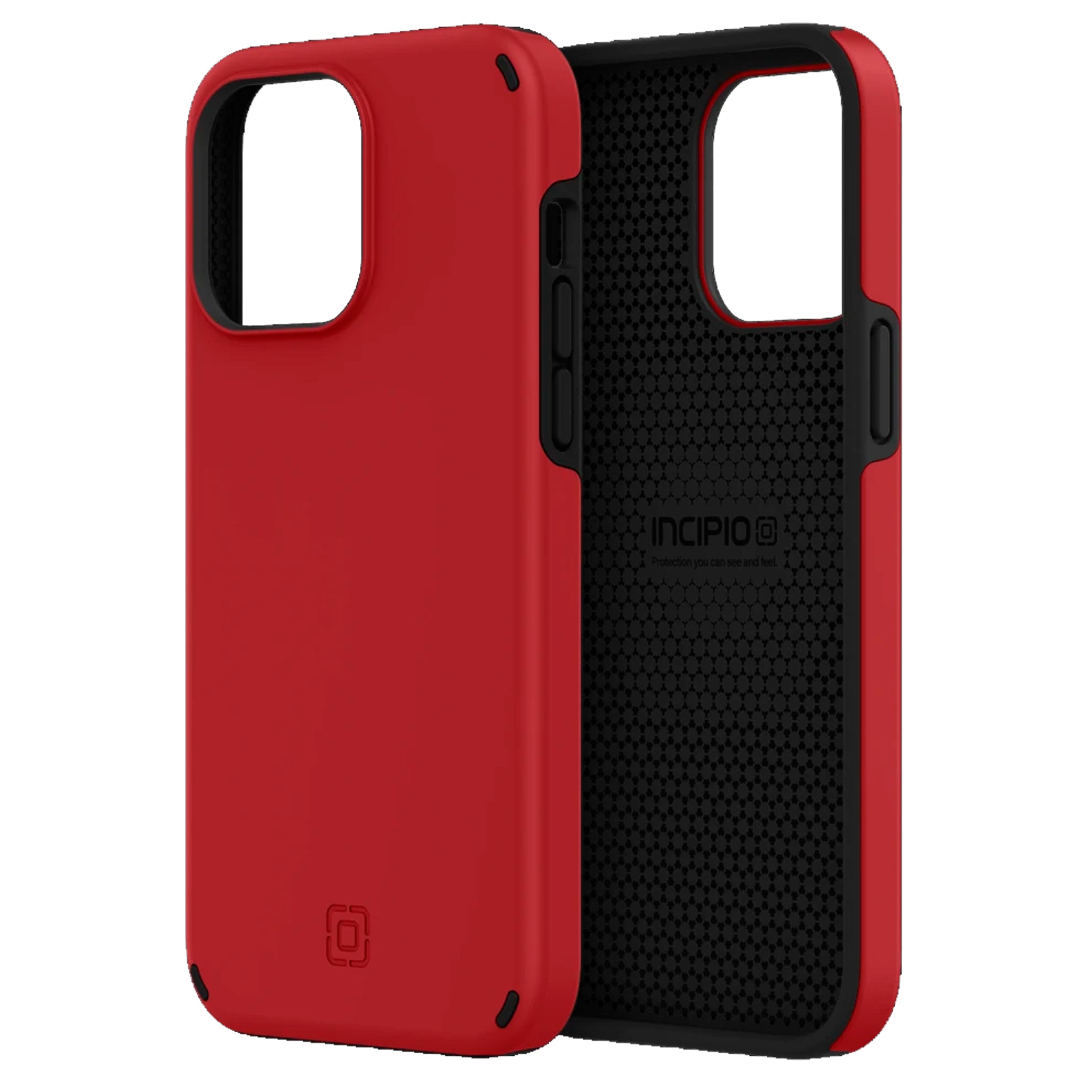 Incipio - Duo Case For Apple Iphone 14 Pro Max - Scarlet Red And Black