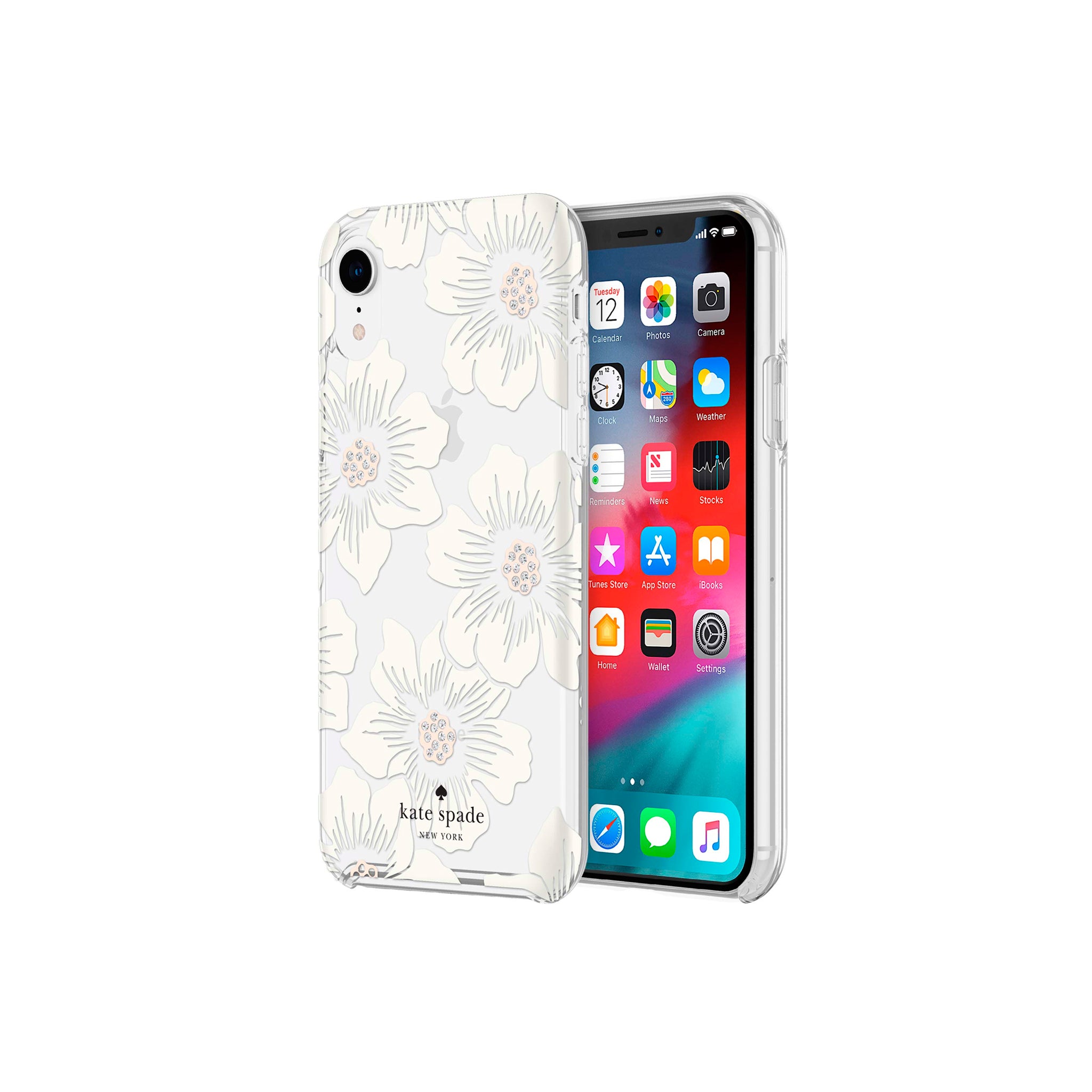 Kate Spade - Hardshell Case For Apple iPhone Xr - Hollyhock Floral