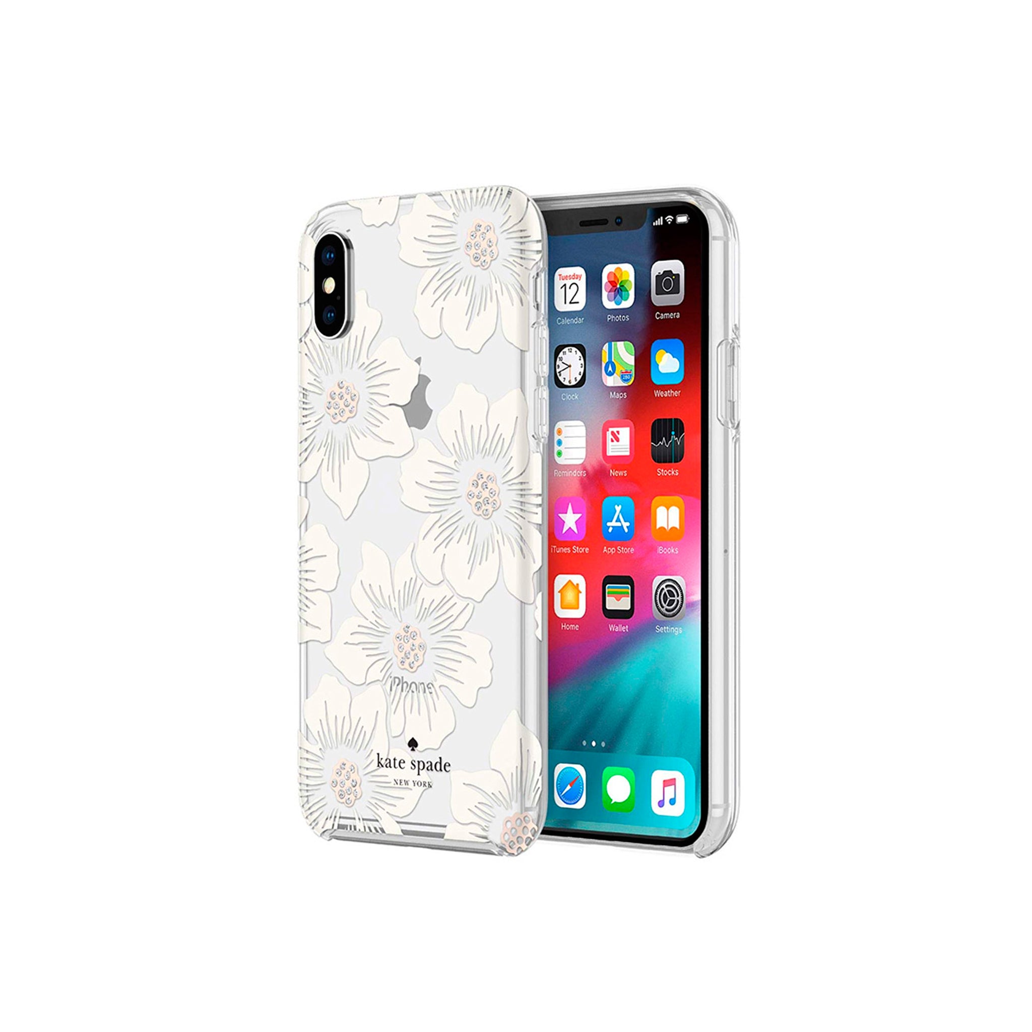 Kate Spade - Hardshell Case For Apple iPhone Xs Max - Hollyhock Floral
