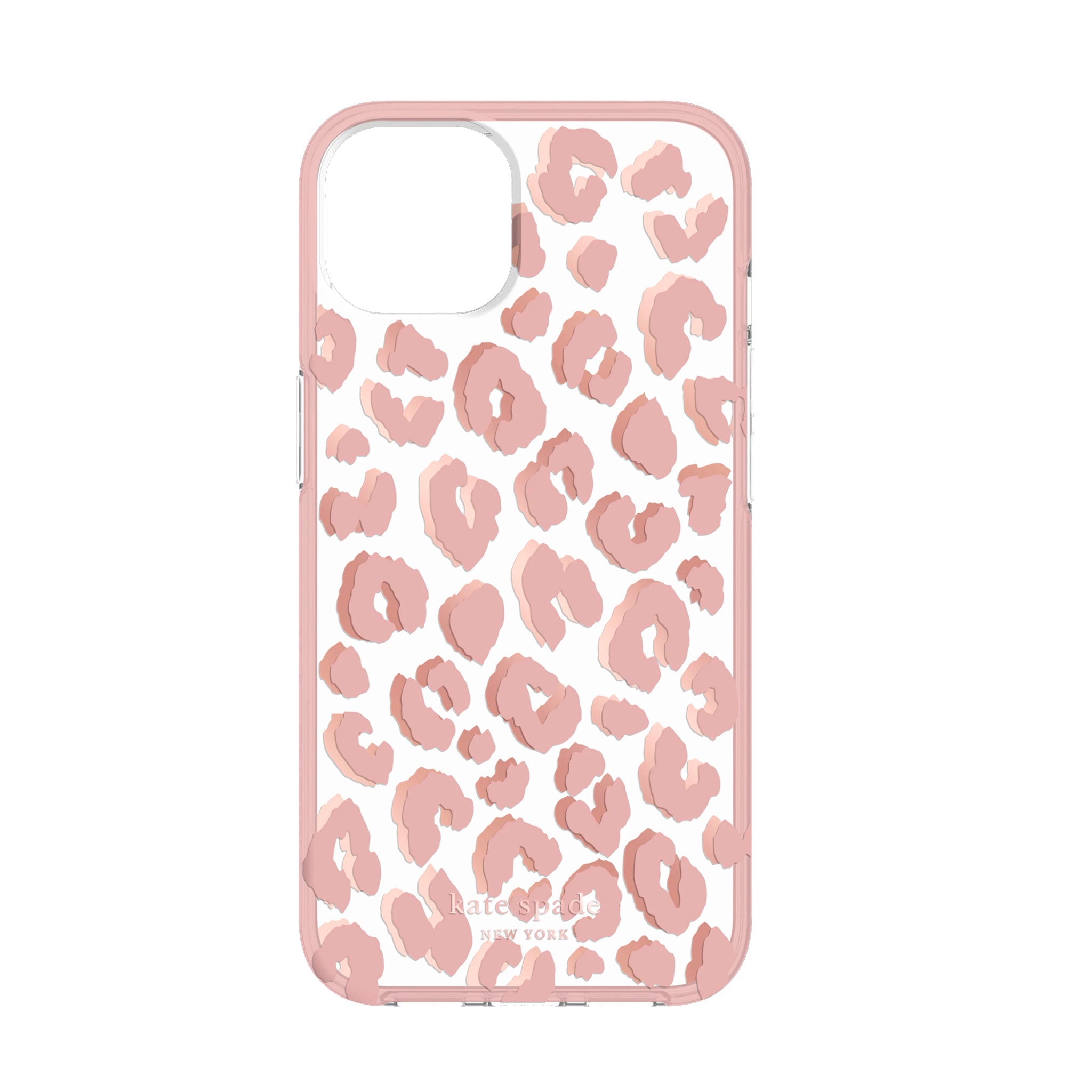Kate Spade - Hardshell Case For Apple Iphone 13 - City Leopard Pink