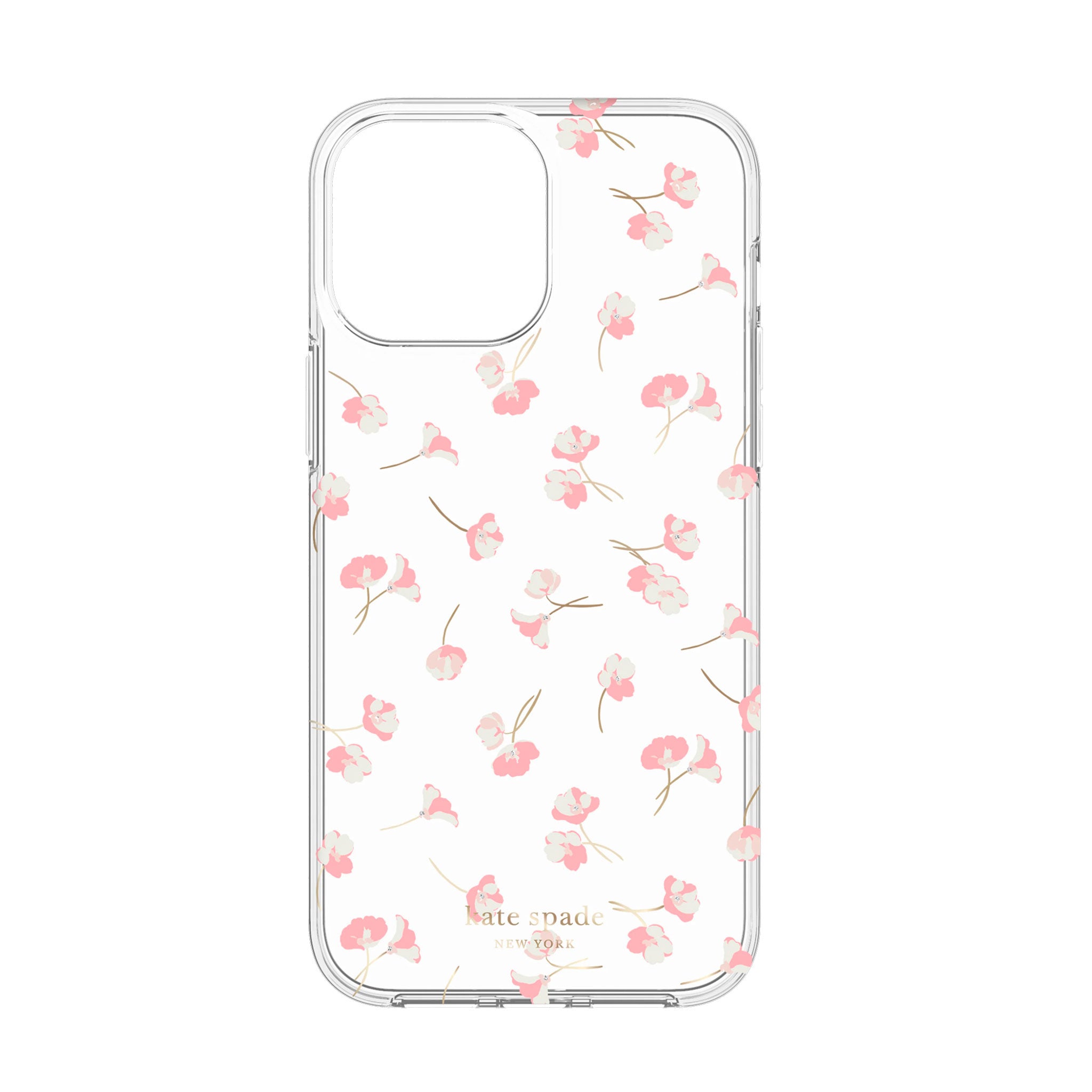 Kate Spade - Hardshell Case For Apple Iphone 13 Pro Max / 12 Pro Max - Falling Poppies
