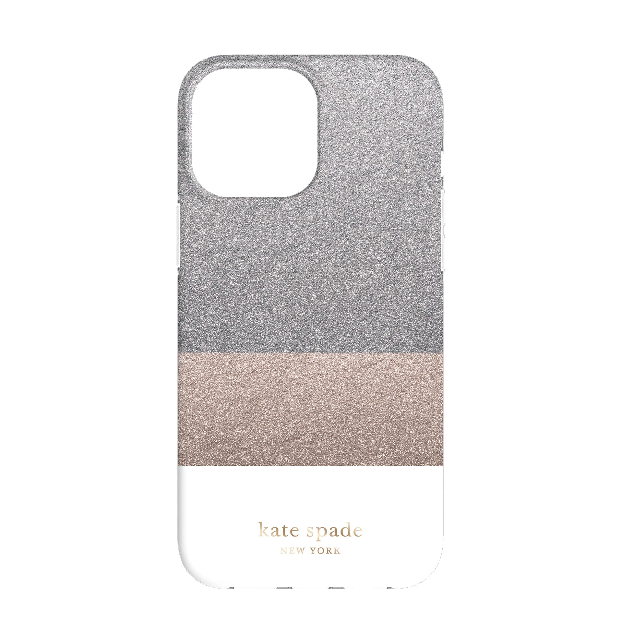 Kate Spade - Hardshell Case For Apple iPhone 13 Pro Max - Glitter Block White