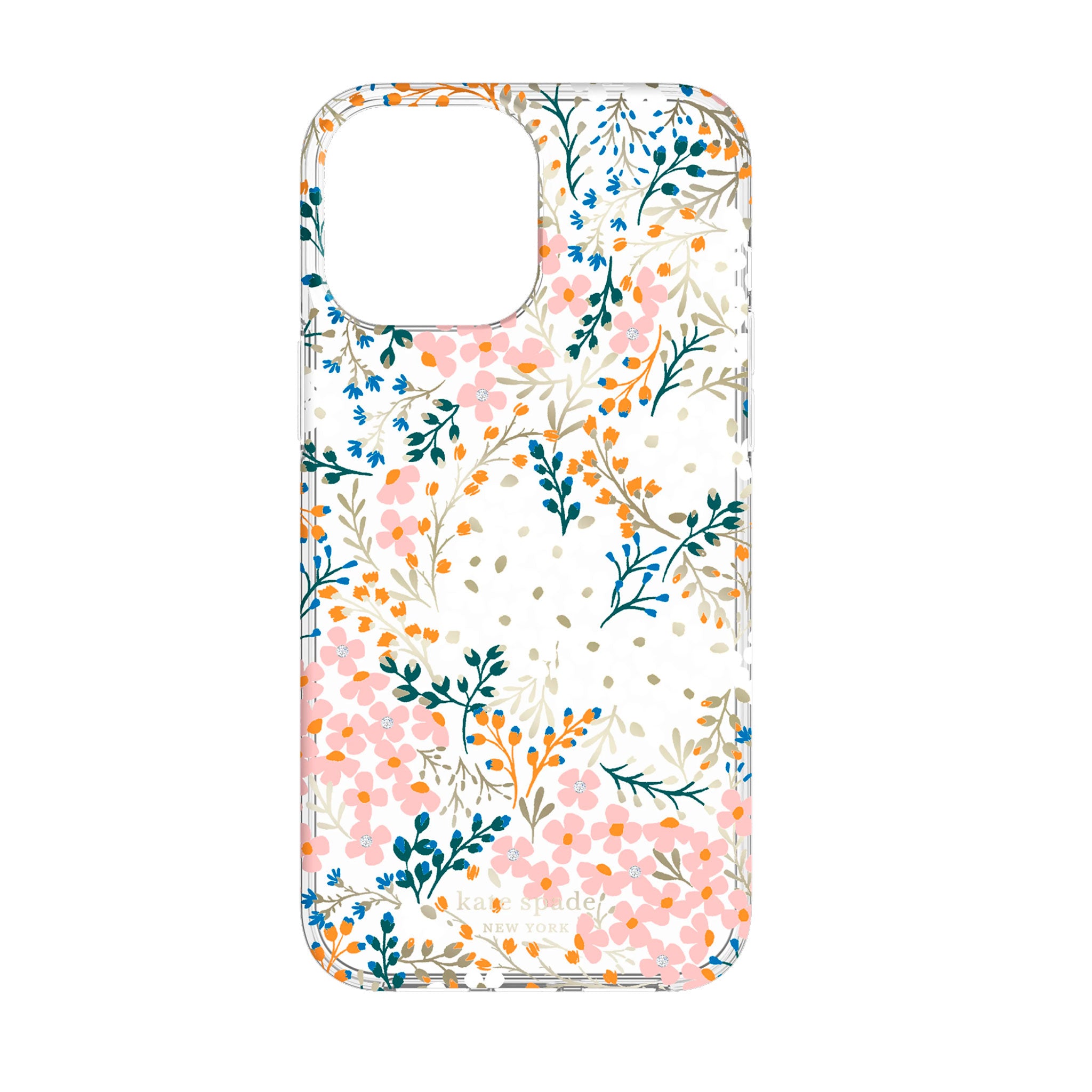 Kate Spade - Hardshell Case For Apple iPhone 13 Pro Max - Multi Floral Rose And Pacific Green