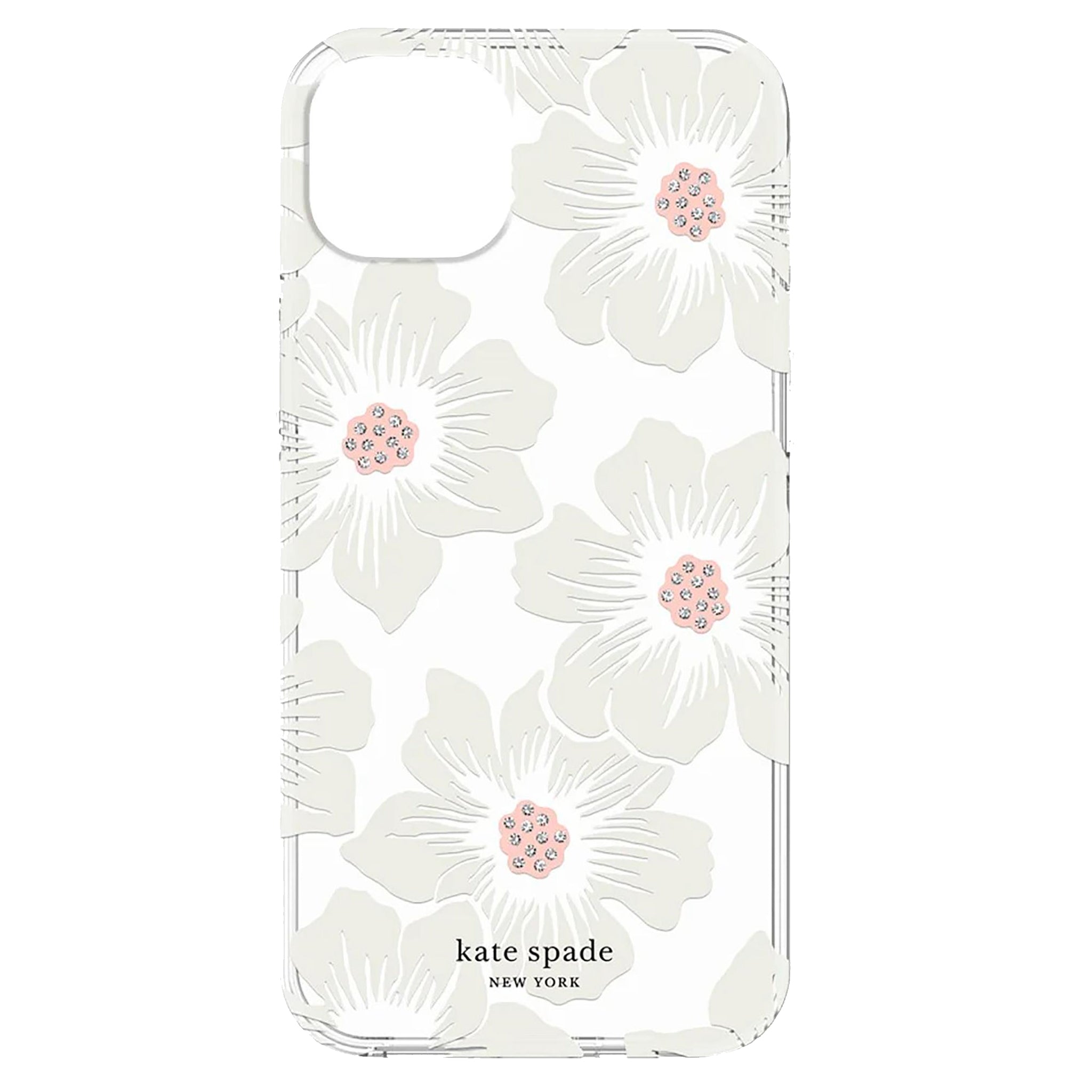 Kate Spade - New York Protective Hardshell Case for Apple iPhone 14 /  iPhone 13 - Hollyhock Floral