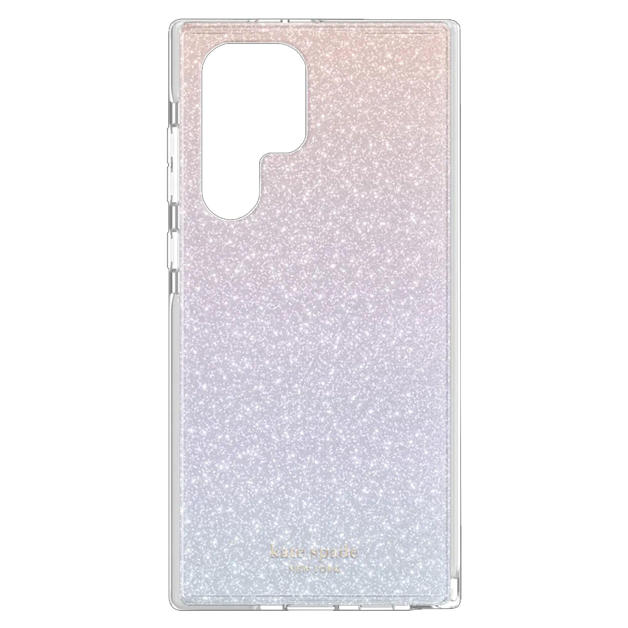 Kate Spade - New York Defensive Hardshell Case For Samsung Galaxy S22 Ultra - Ombre Glitter