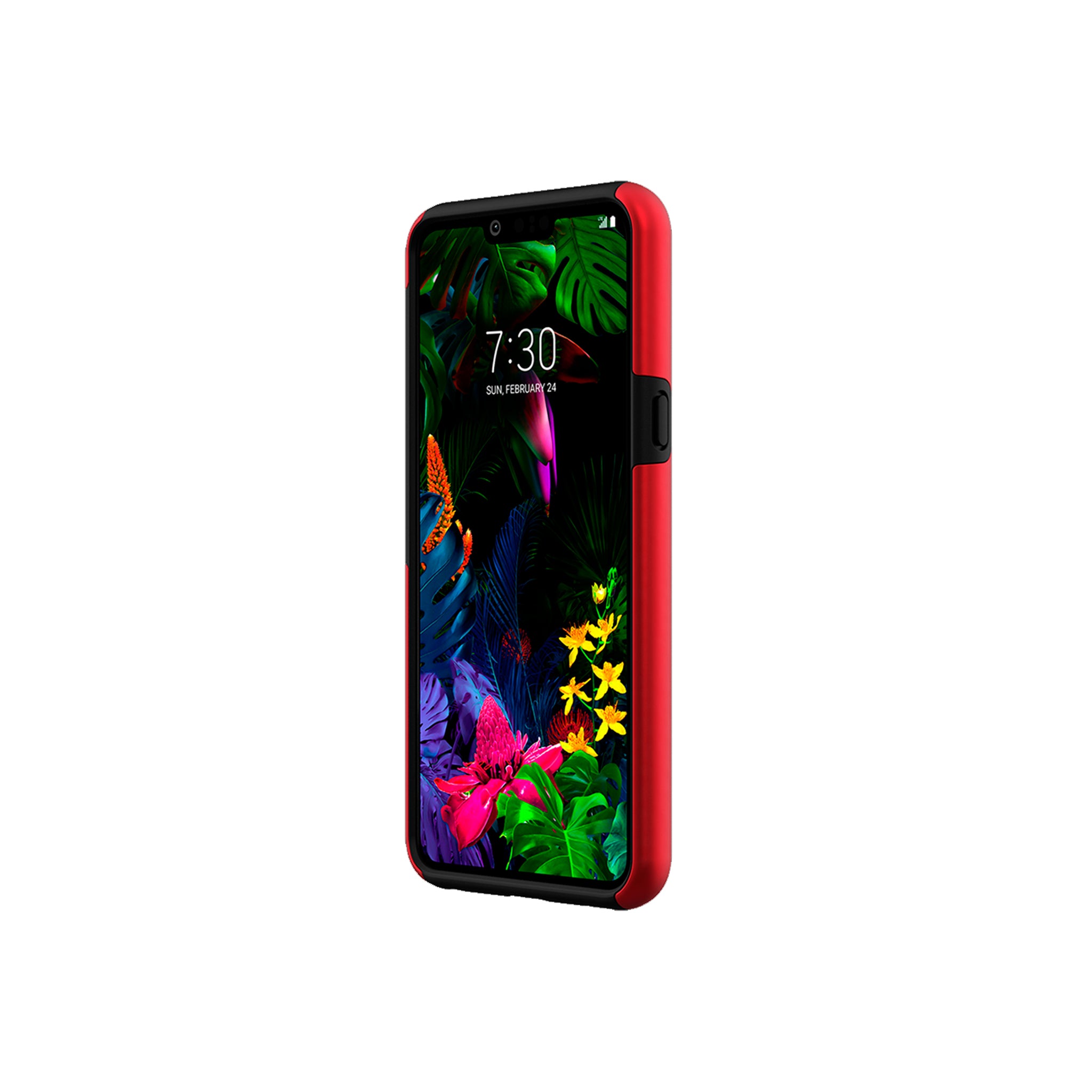 Incipio - DualPro Case For Lg G8 Thinq - Iridescent Red And Black