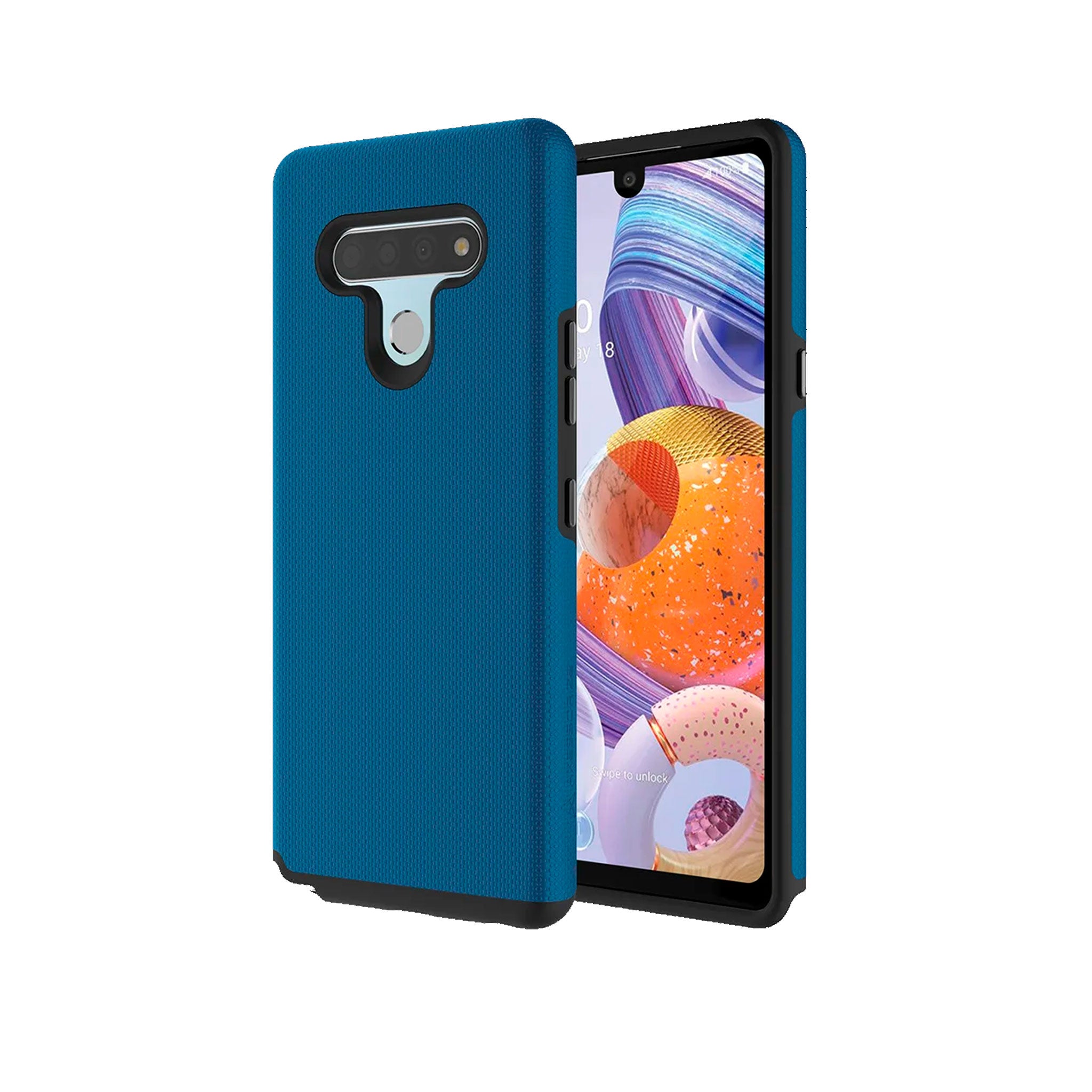 Axessorize - Protech Case For Lg Stylo 6 - Blue