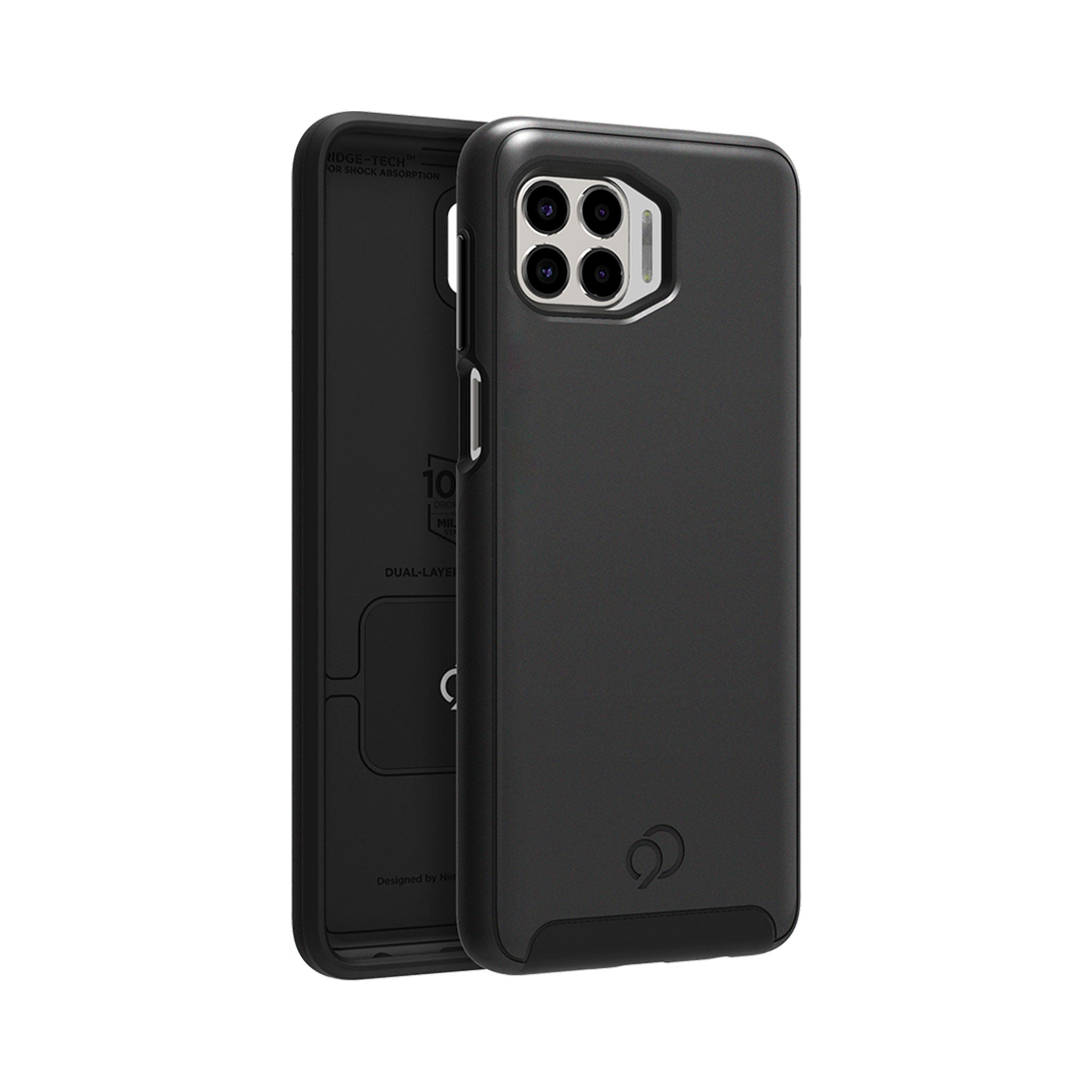 Nimbus9 - Cirrus 2 Case For Motorola One 5g / One 5g Uw - Black