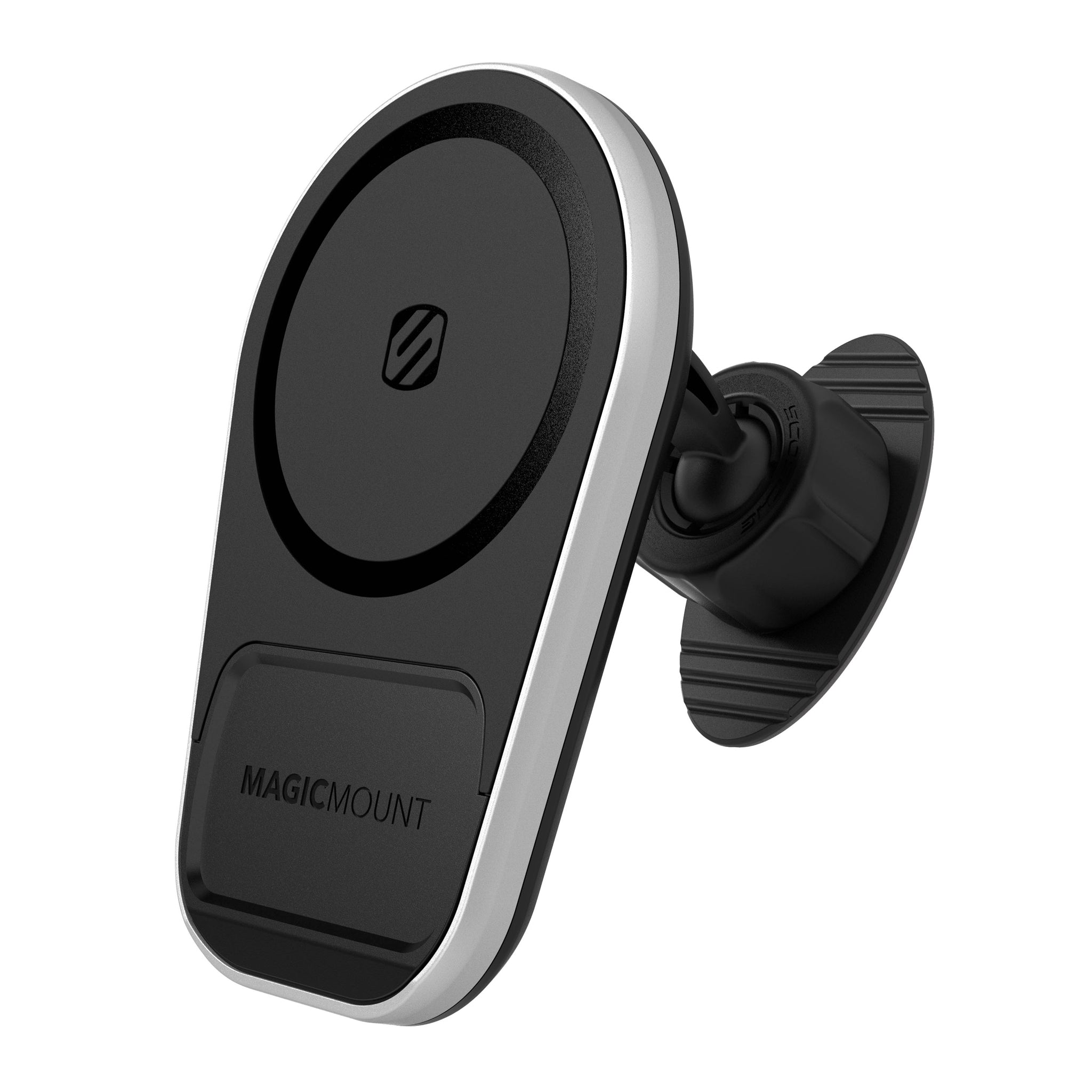 Scosche - Magicmount Charge5 Wireless Charging Dash / Vent Mount - Black And Silver