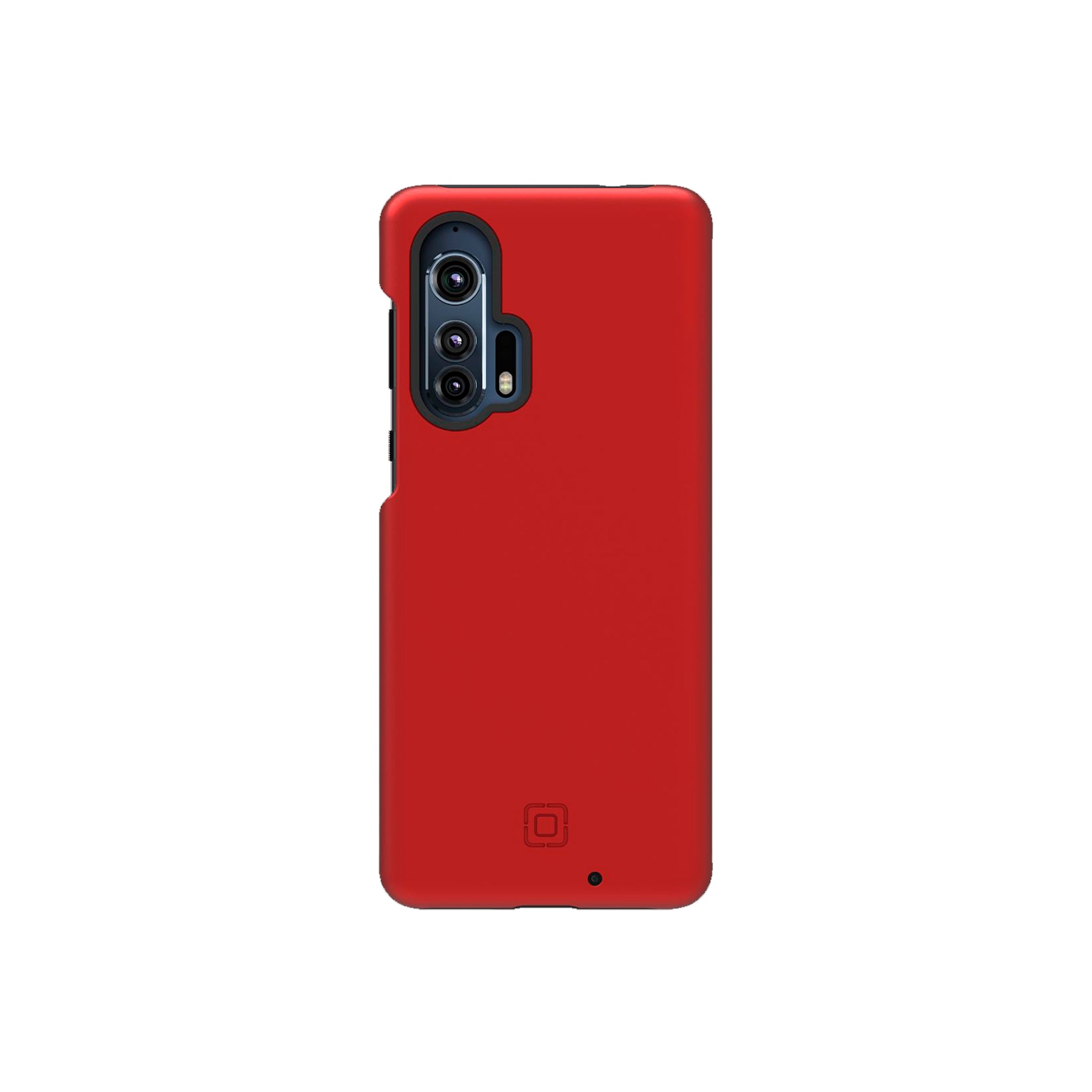 Incipio - Dualpro Case For Motorola Moto Edge Plus - Iridescent Red And Black