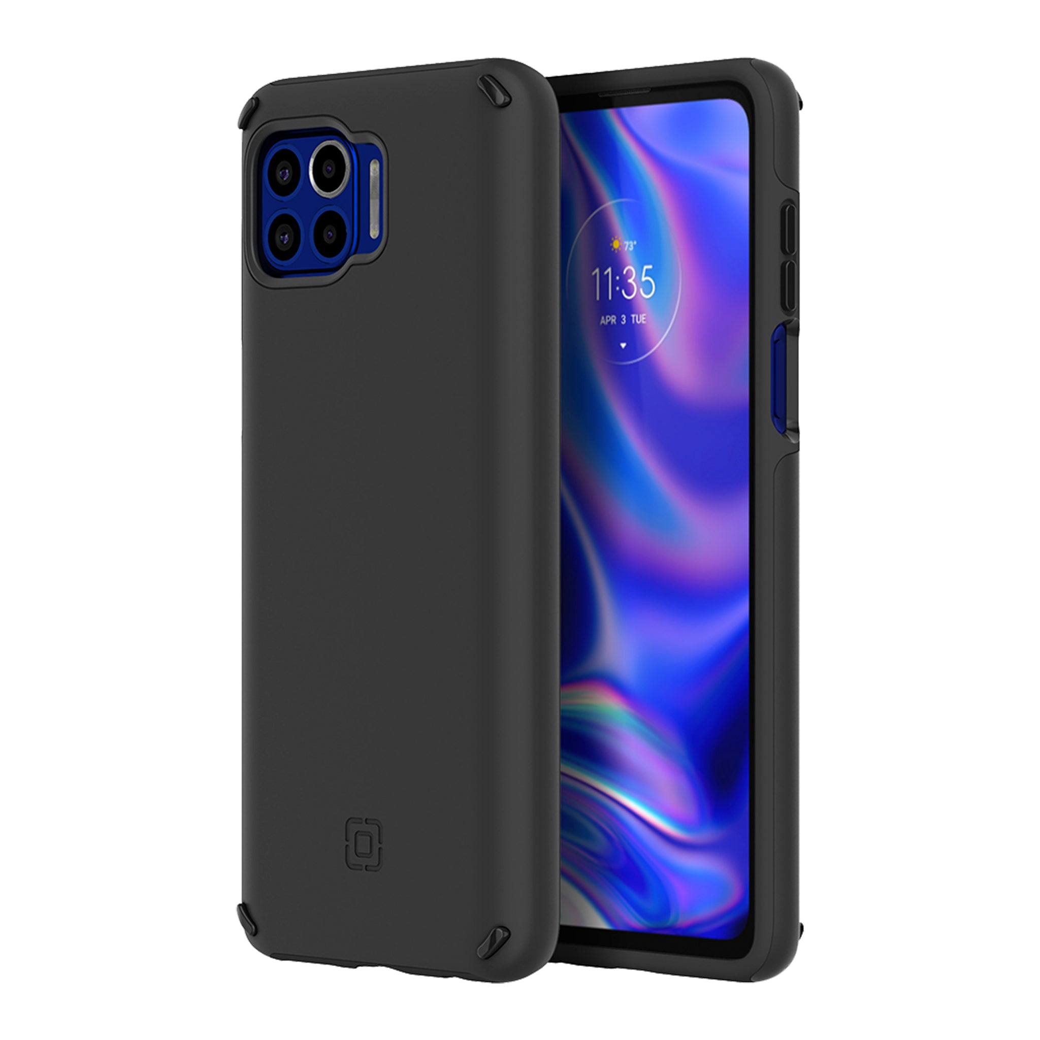Incipio - Duo Case For Motorola One 5g / One 5g Uw - Black