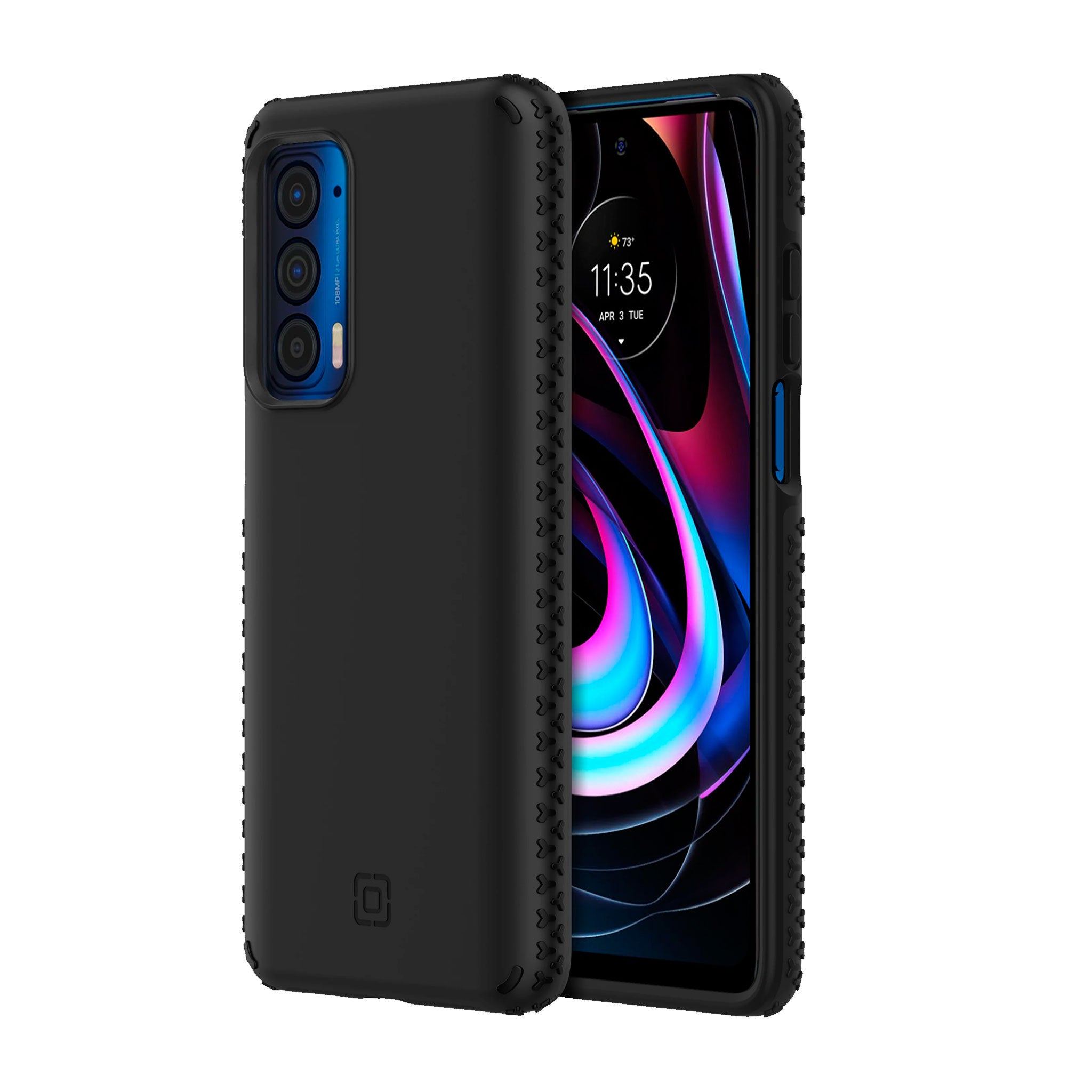 Incipio - Grip Case For Motorola Edge (2021) / Edge 5g Uw - Black