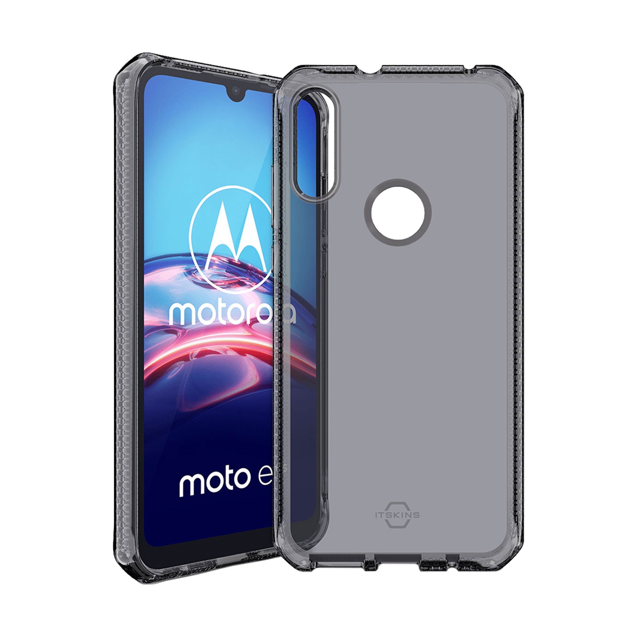 Itskins - Spectrum Clear Case For Motorola Moto E - Smoke