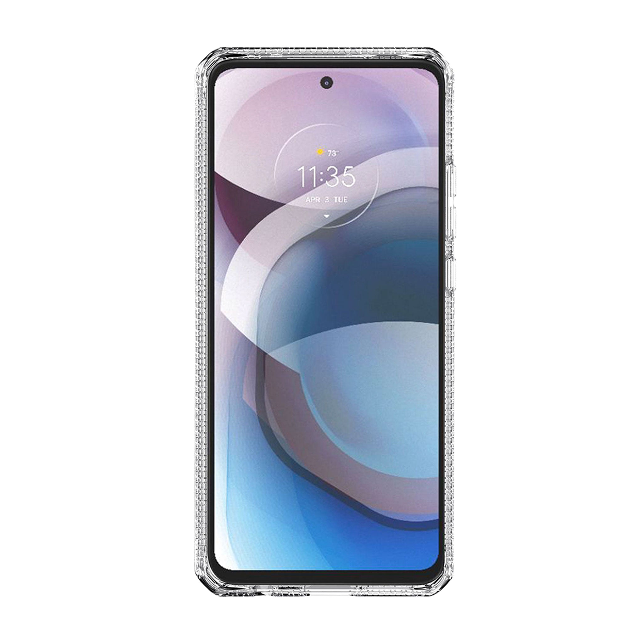 Itskins - Hybrid Clear Case For Motorola One 5g Ace - Transparent