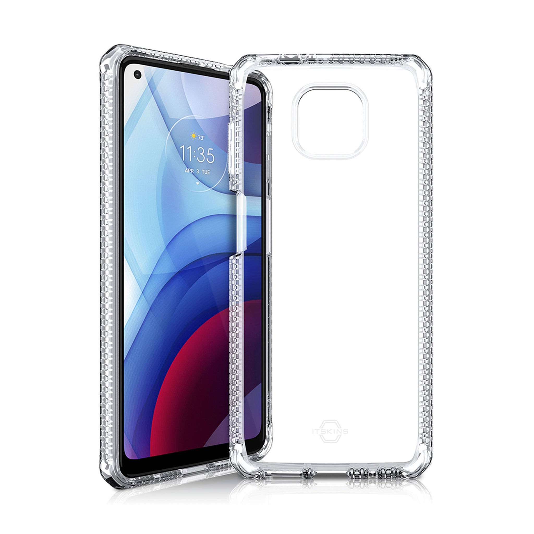 Itskins - Spectrum Clear Case For Motorola Moto G Power (2021) - Transparent