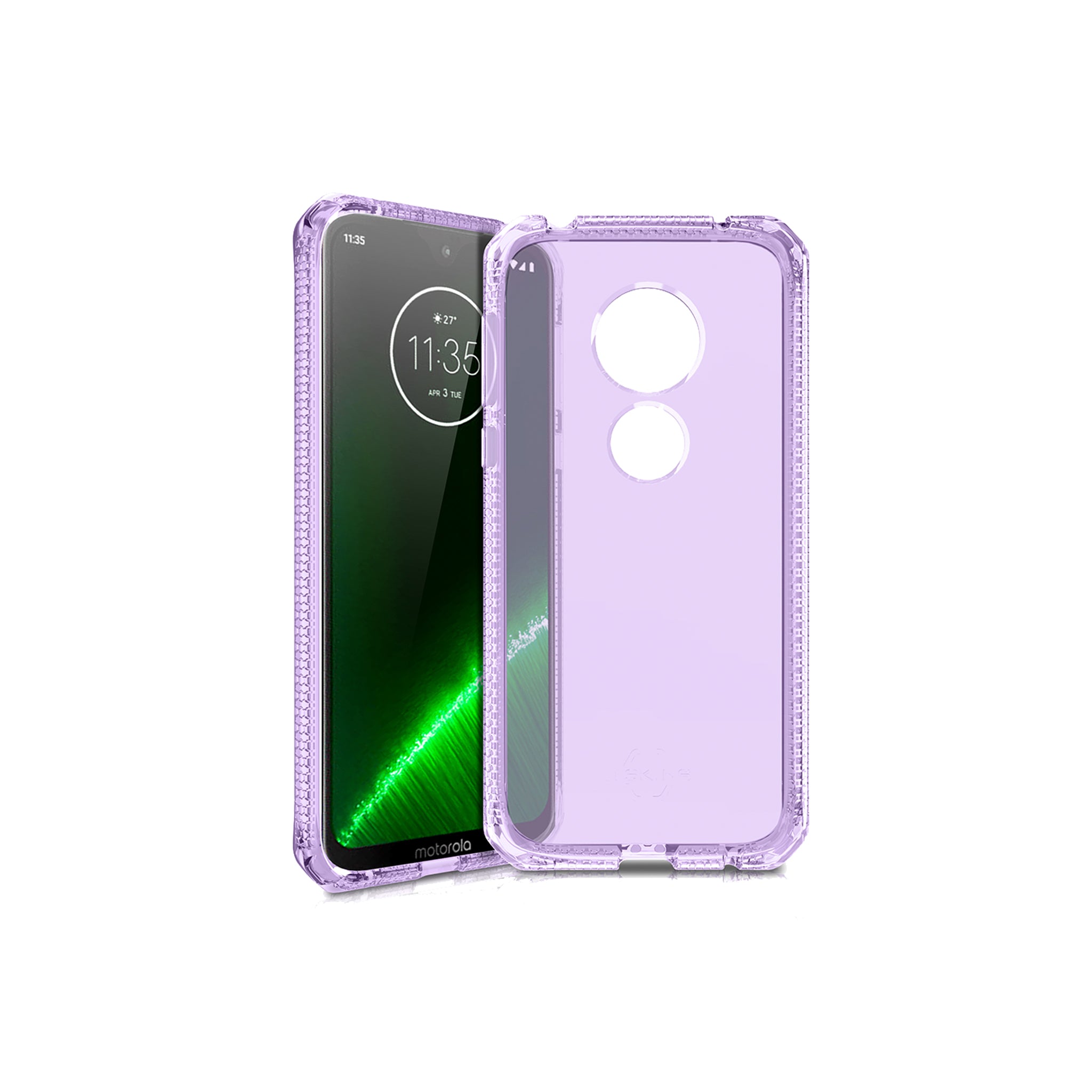 Itskins - Spectrum Clear Case For Motorola Moto G7 Play - Light Purple