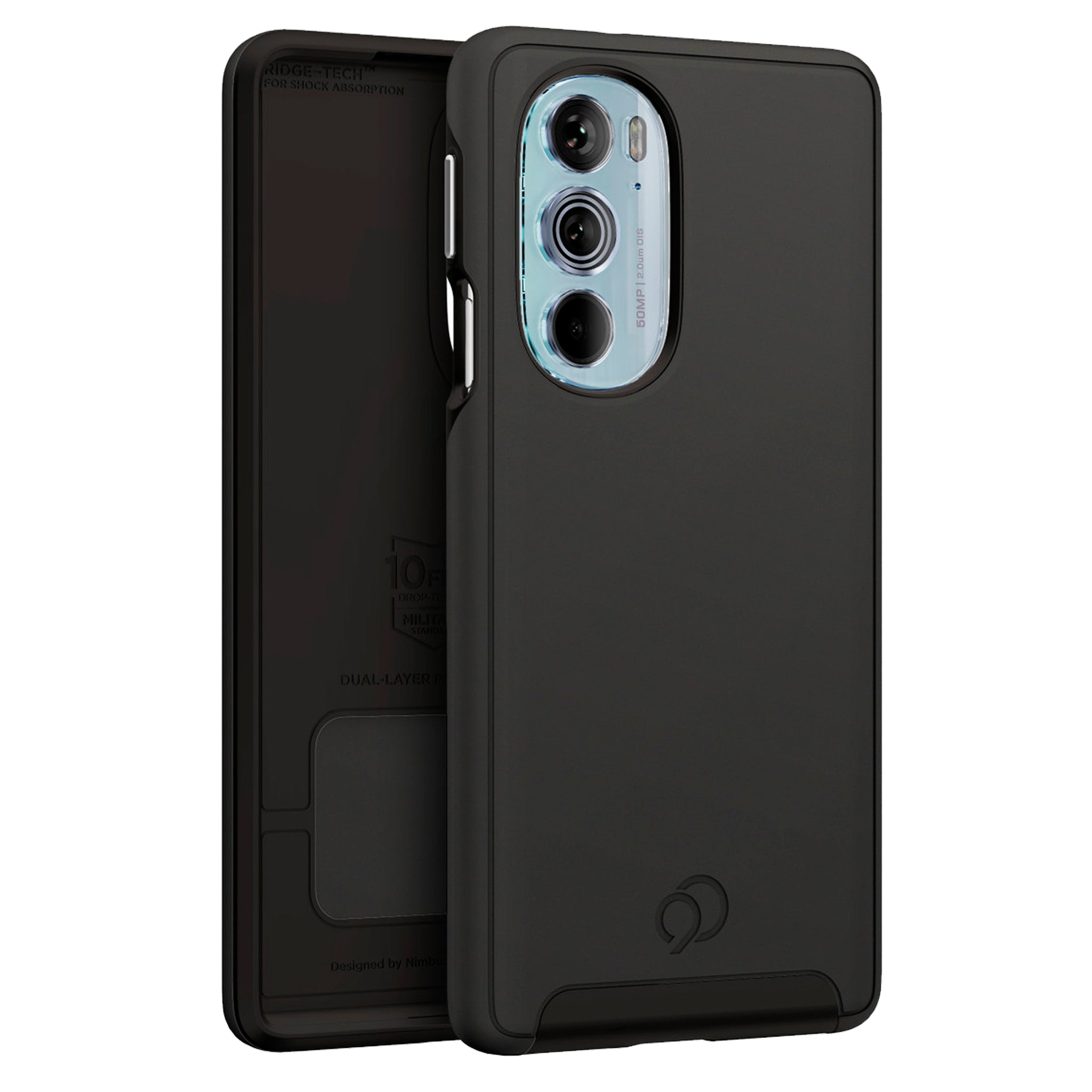 Nimbus9 - Cirrus 2 Case For Motorola Moto Edge Plus (2022) - Black