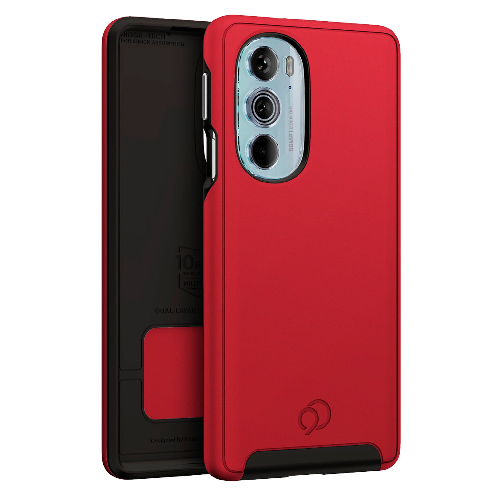 Nimbus9 - Cirrus 2 Case For Motorola Moto Edge Plus (2022) - Crimson
