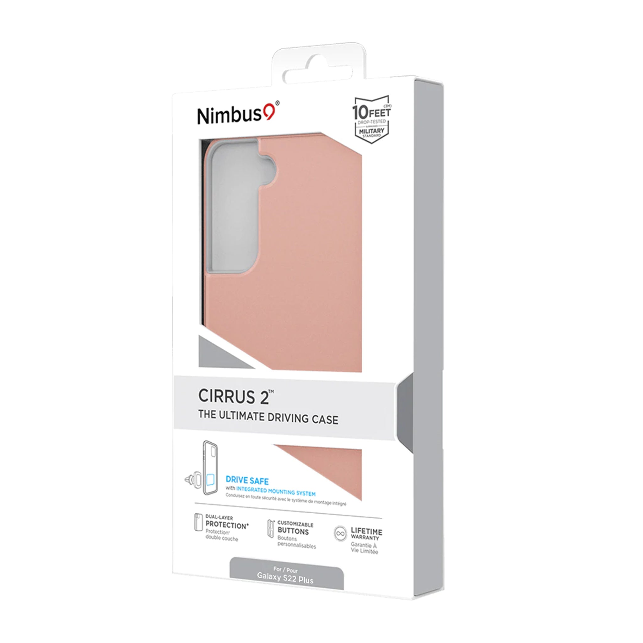 Nimbus9 - Cirrus 2 Case For Samsung Galaxy S22 Plus - Rose Gold