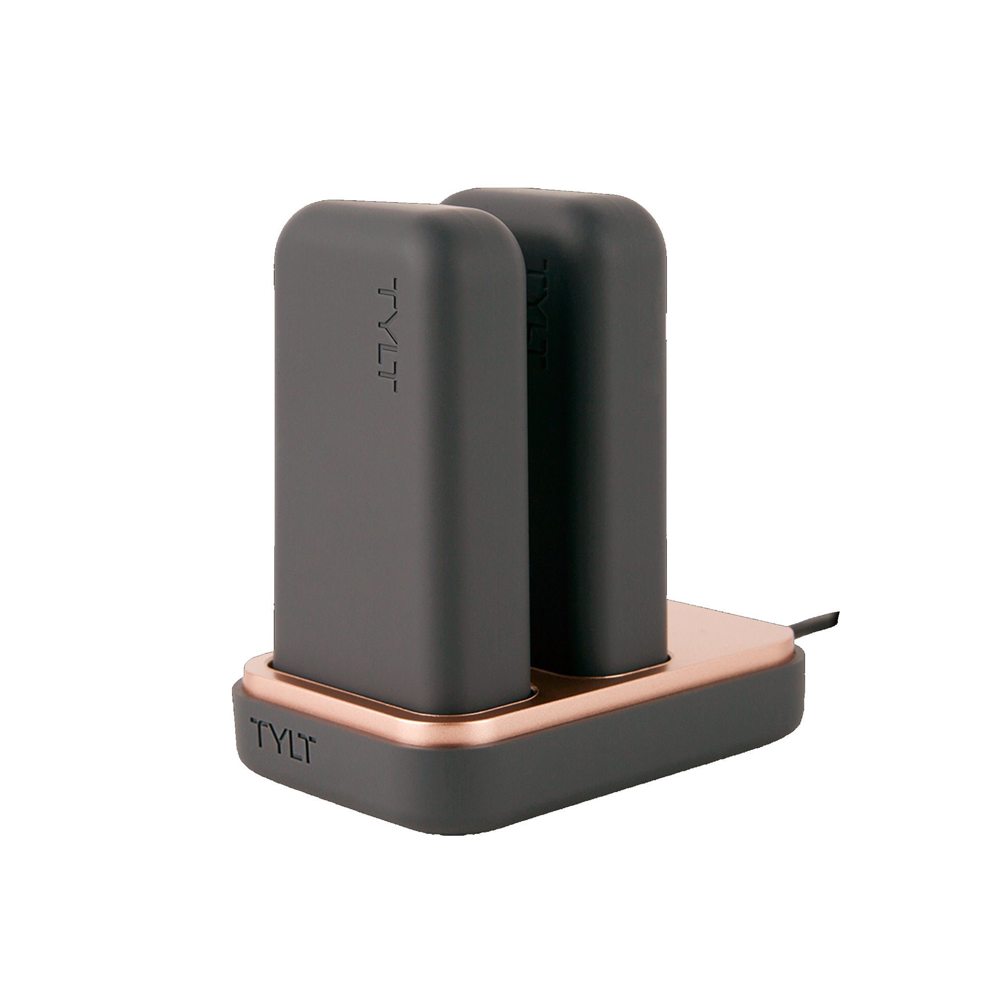 Tylt - Dockit Charging Station And Power Banks 6,700 Mah - Black