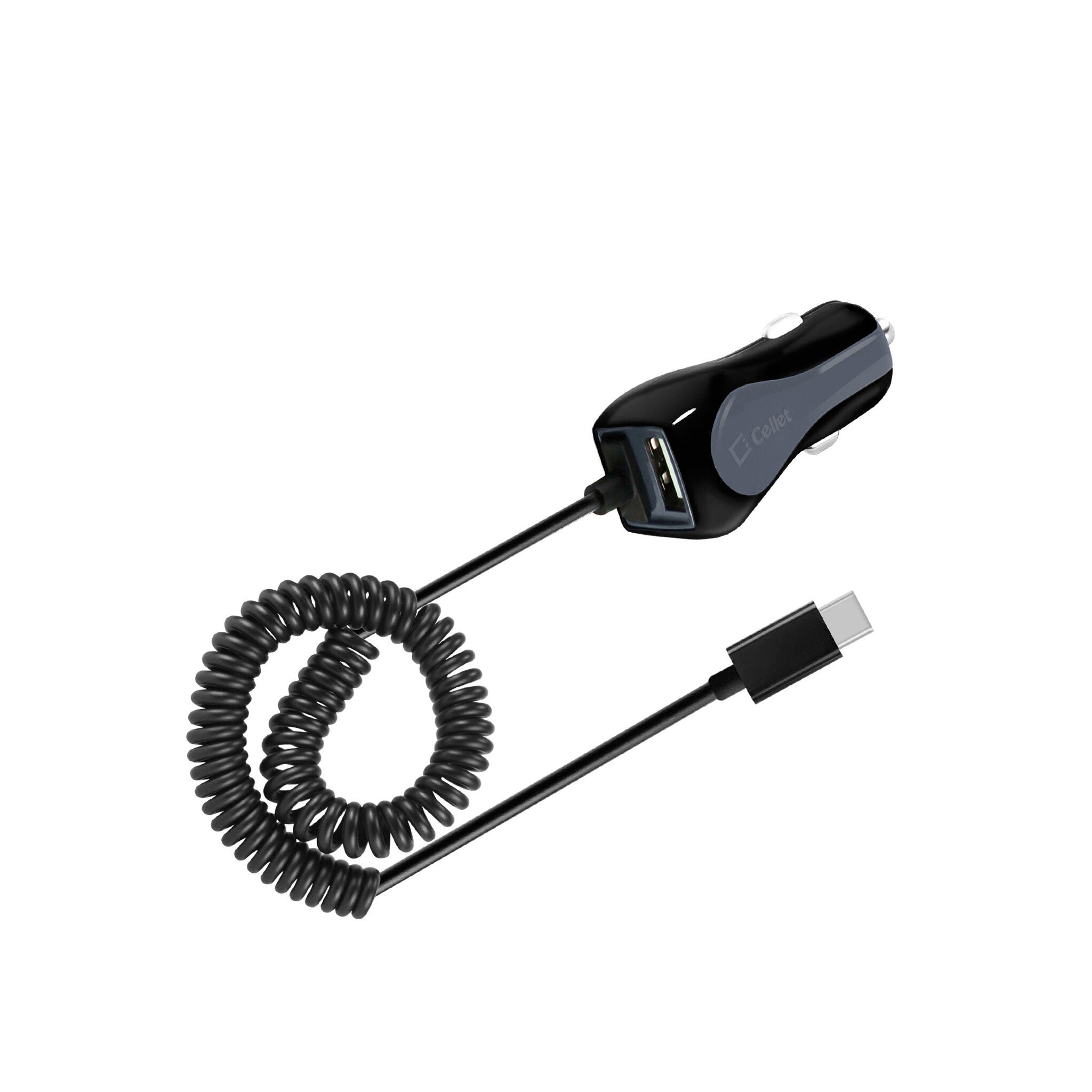 Cellet - Car Charger 3a For Type C Devices - Black
