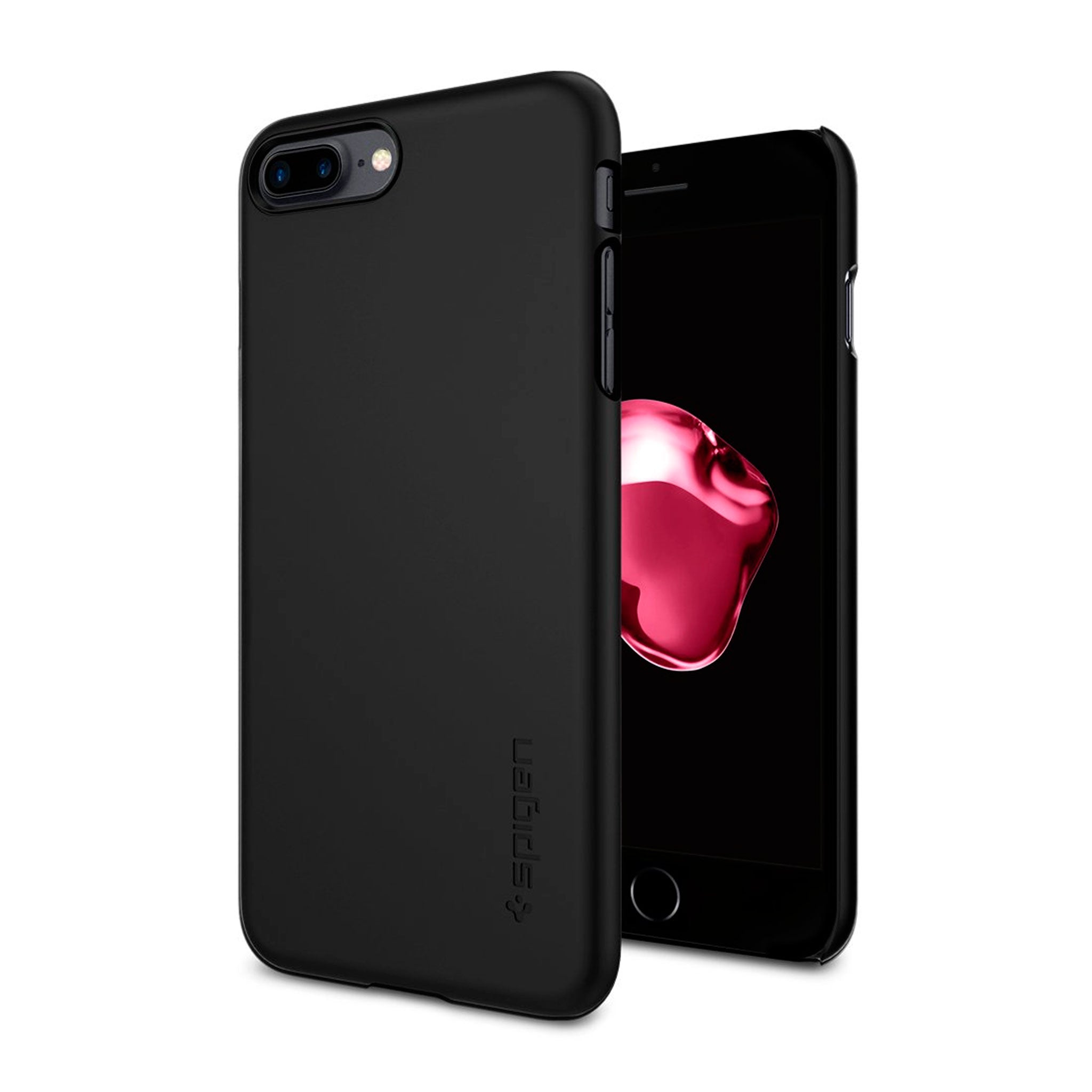 Apple - Spigen Thin Fit Case for iPhone for 7 Plus - Black