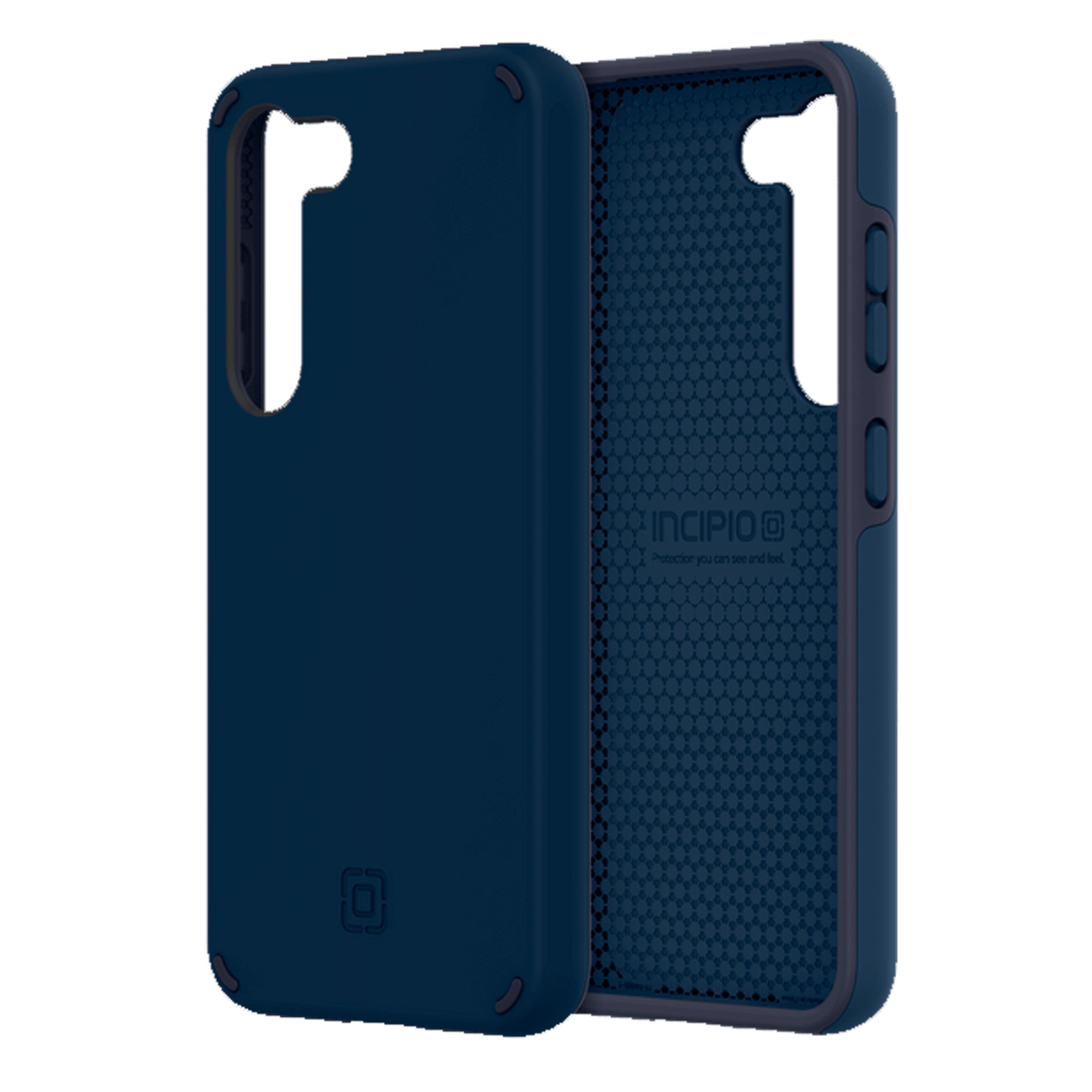 Incipio - Duo Case For Samsung Galaxy S23 - Midnight Navy And Inkwell Blue