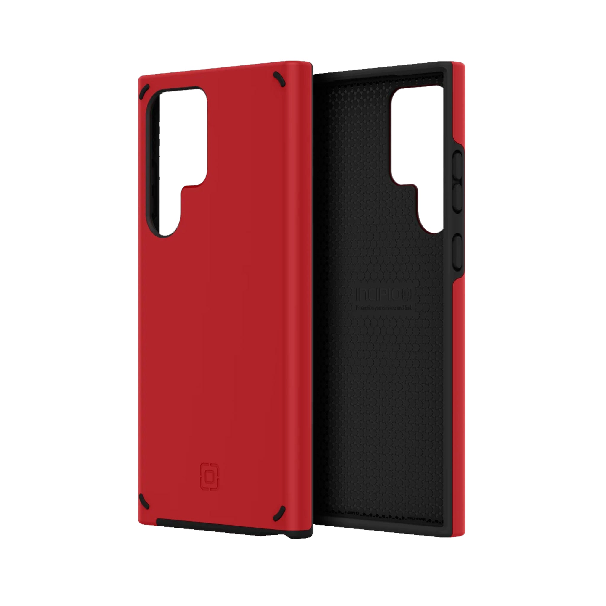 Incipio - Duo Case For Samsung Galaxy S23 Ultra - Scarlet Red And Black