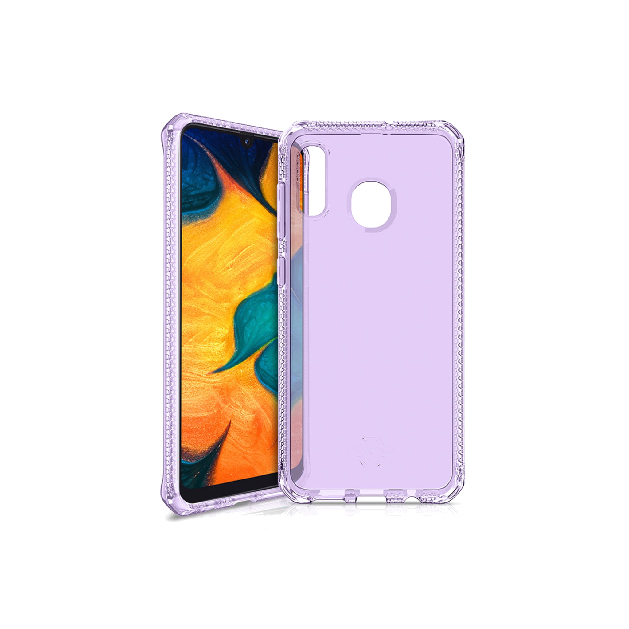 Itskins - Spectrum Clear Case For Samsung Galaxy A20 - Light Purple