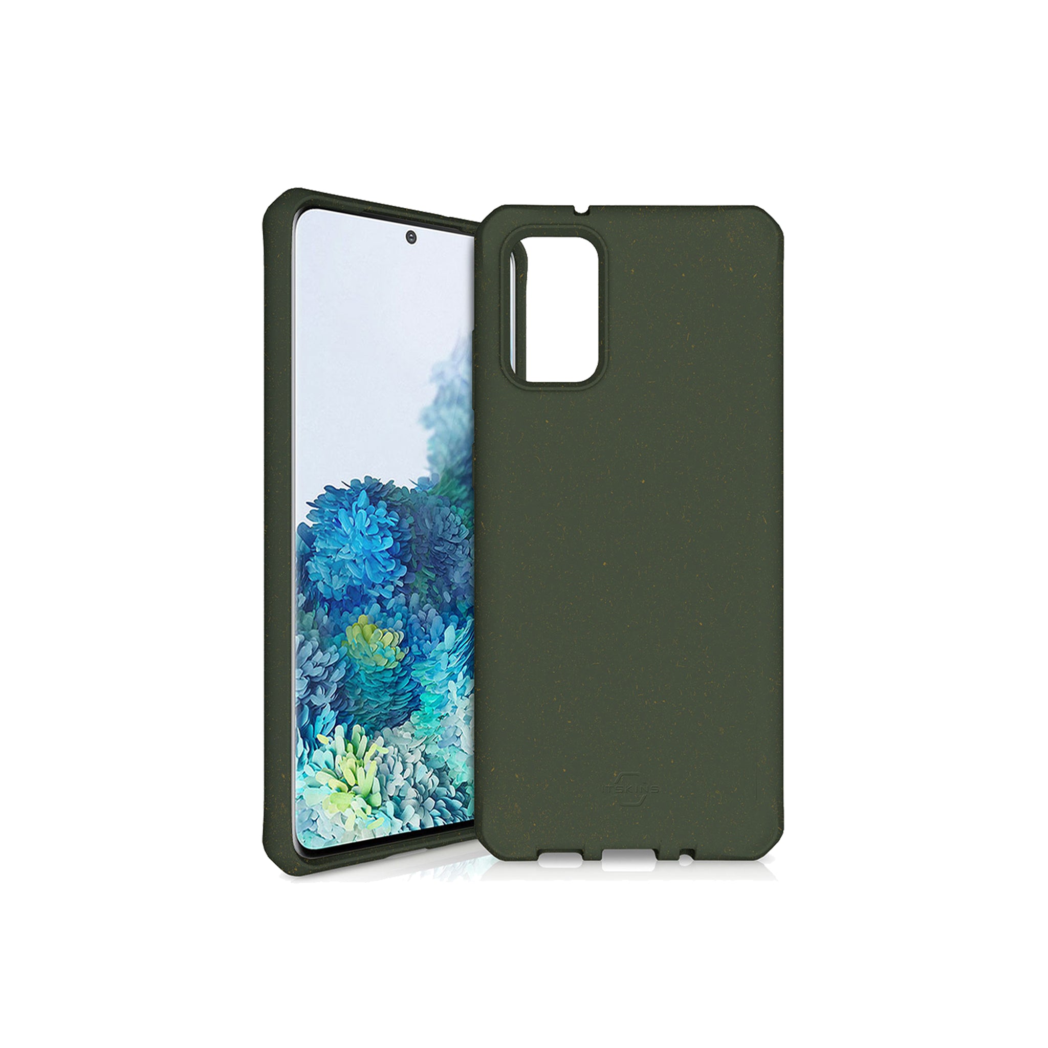 Itskins - Feroniabio Terra Biodegradable Case For Samsung Galaxy S20 Plus - Kaki