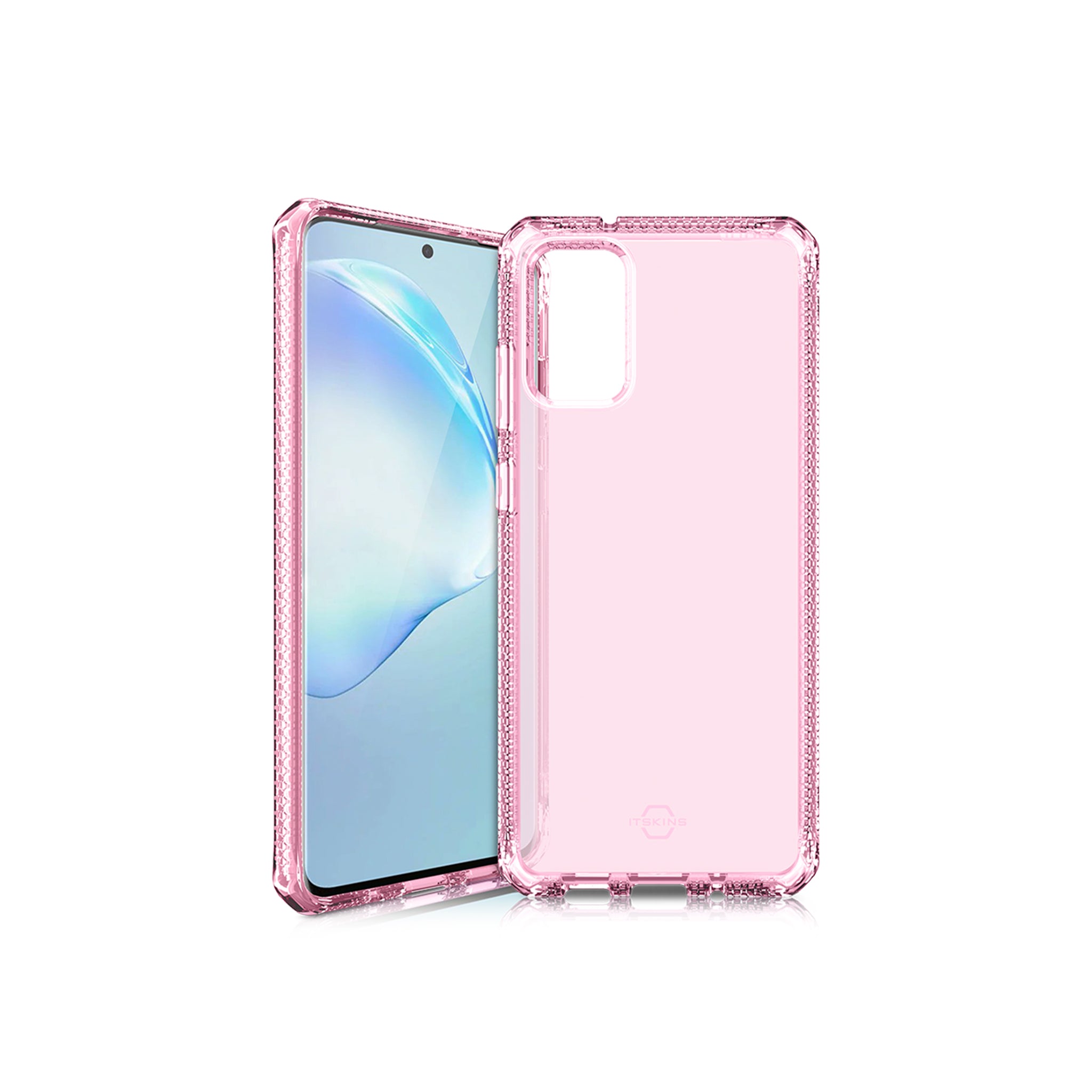 Itskins - Spectrum Clear Case For Samsung Galaxy S20 Plus - Light Pink
