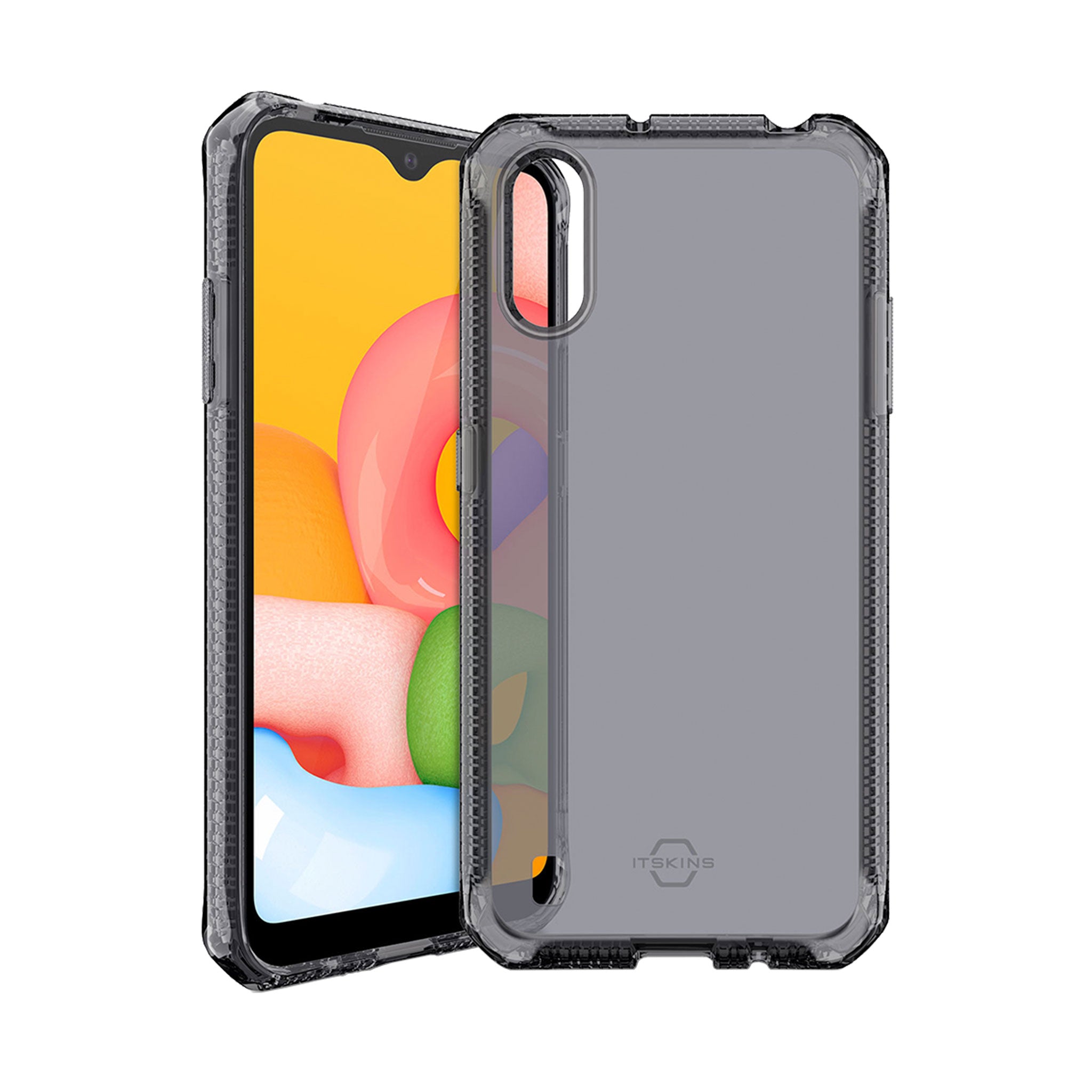 Itskins - Spectrum Clear Case For Samsung Galaxy A01 - Smoke