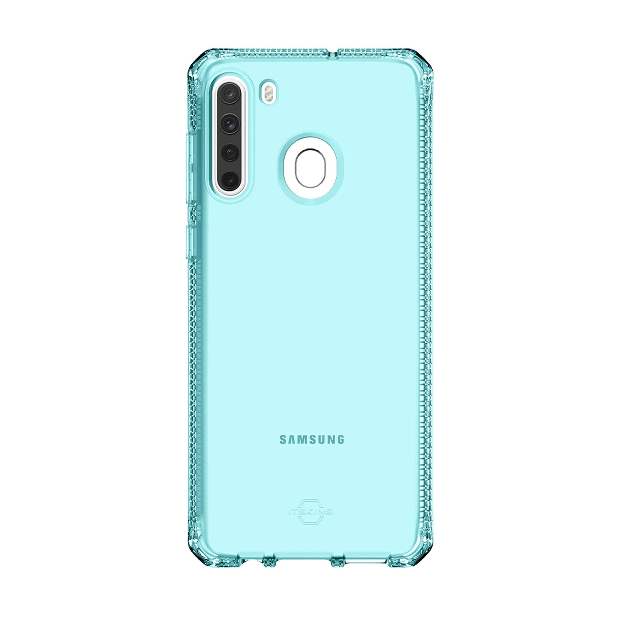 Itskins - Spectrum Clear Case For Samsung Galaxy A21 - Light Blue