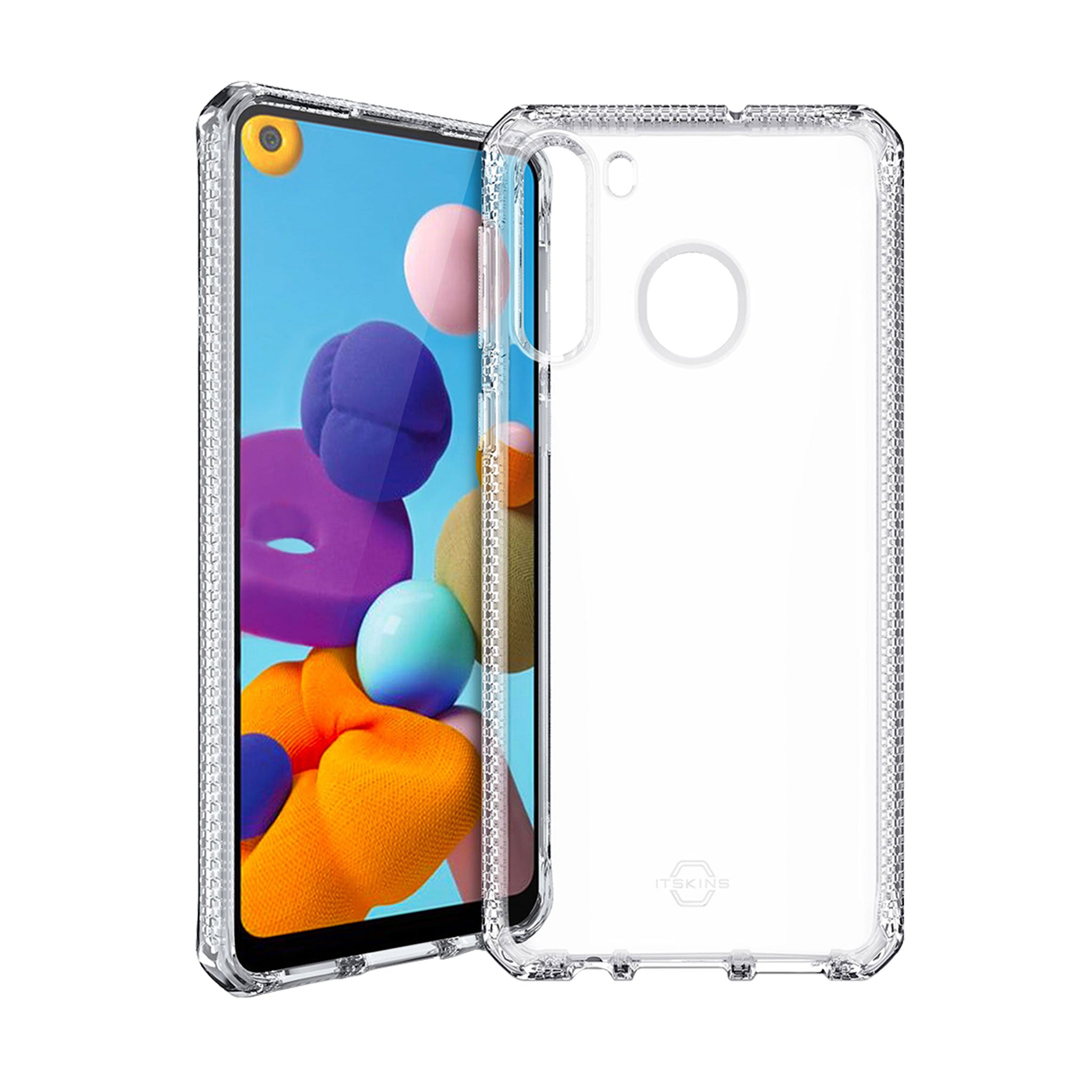 Itskins - Spectrum Clear Case For Samsung Galaxy A21 - Transparent