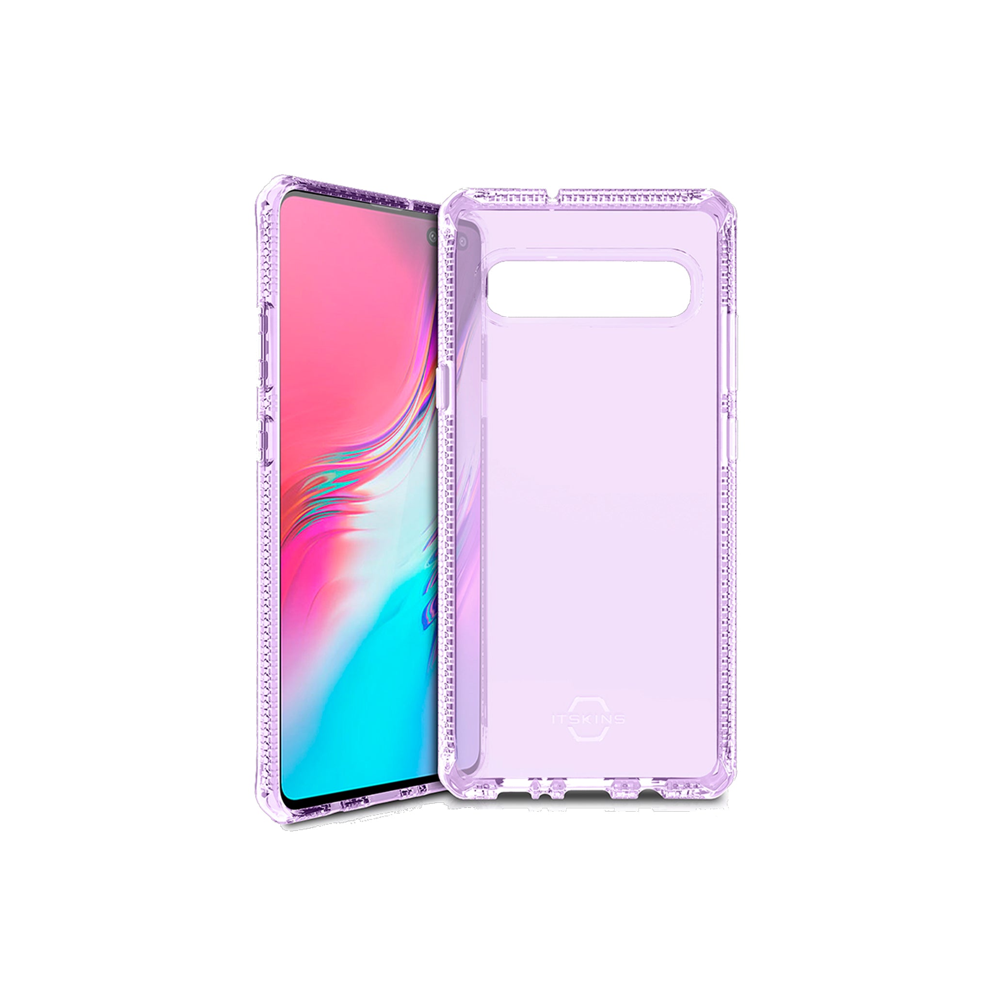 Itskins - Spectrum Clear Case For Samsung Galaxy S10 5g - Light Purple
