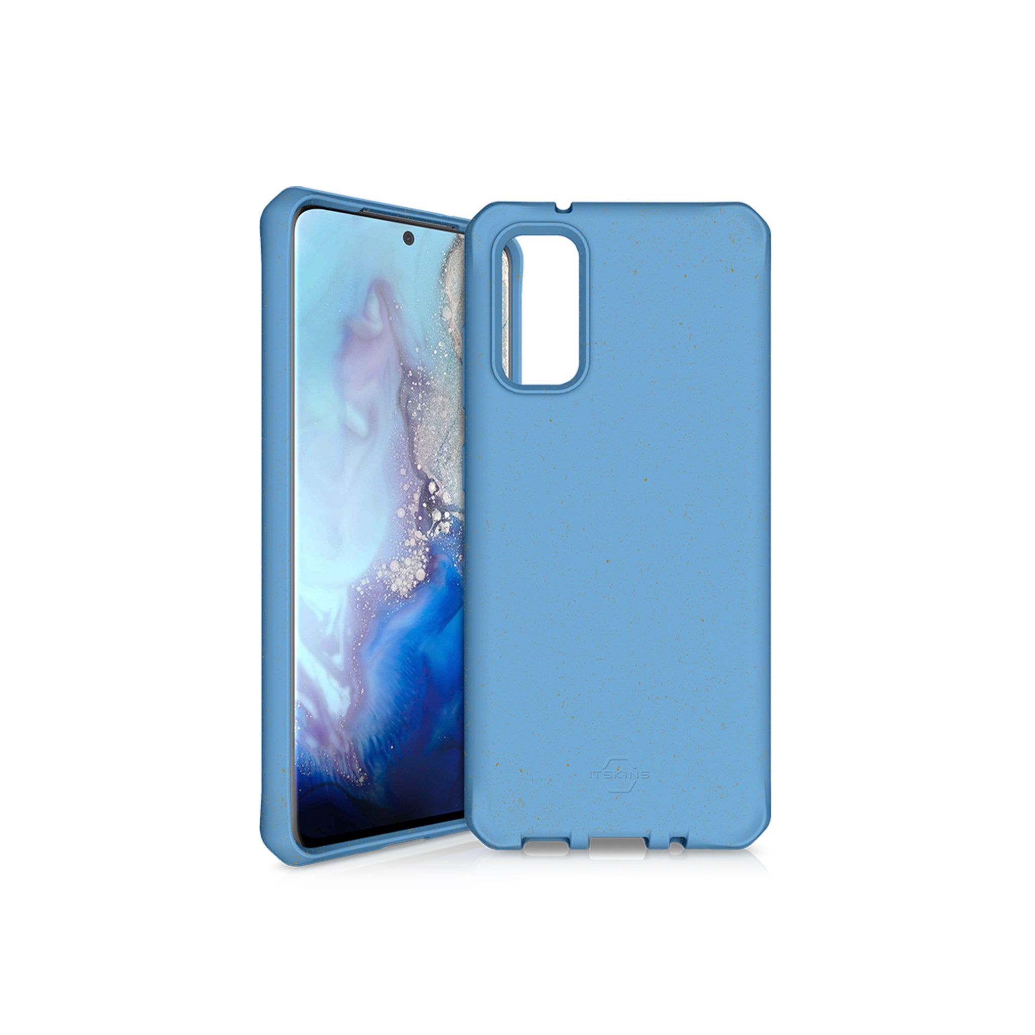 Itskins - Feroniabio Terra Biodegradable Case For Samsung Galaxy S20 / S20 5g Uw - Blue