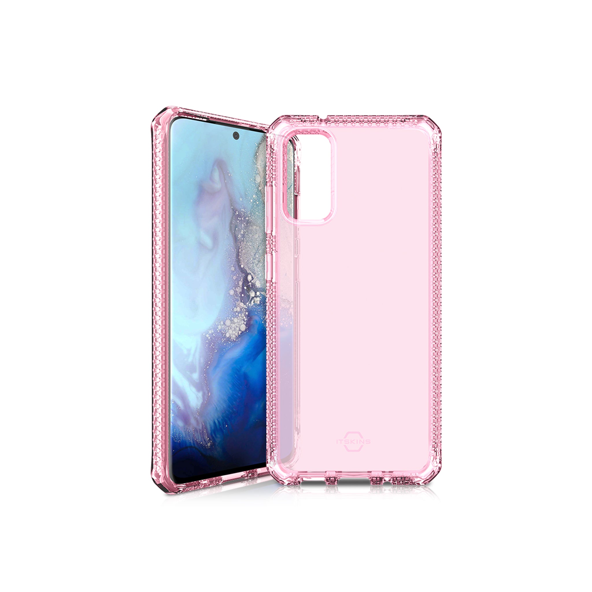 Itskins - Spectrum Clear Case For Samsung Galaxy S20 / S20 5g Uw - Light Pink