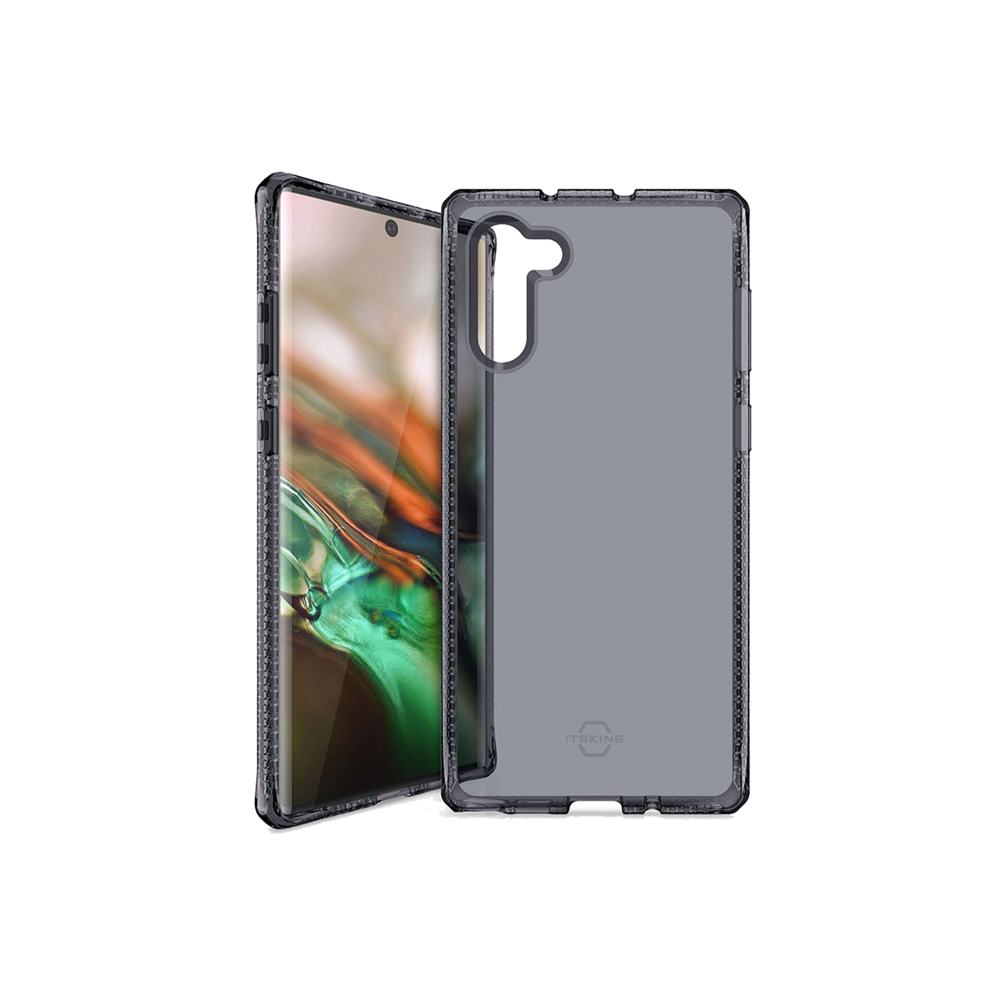 Itskins - Spectrum Clear Case For Samsung Galaxy Note 10 Plus - Smoke